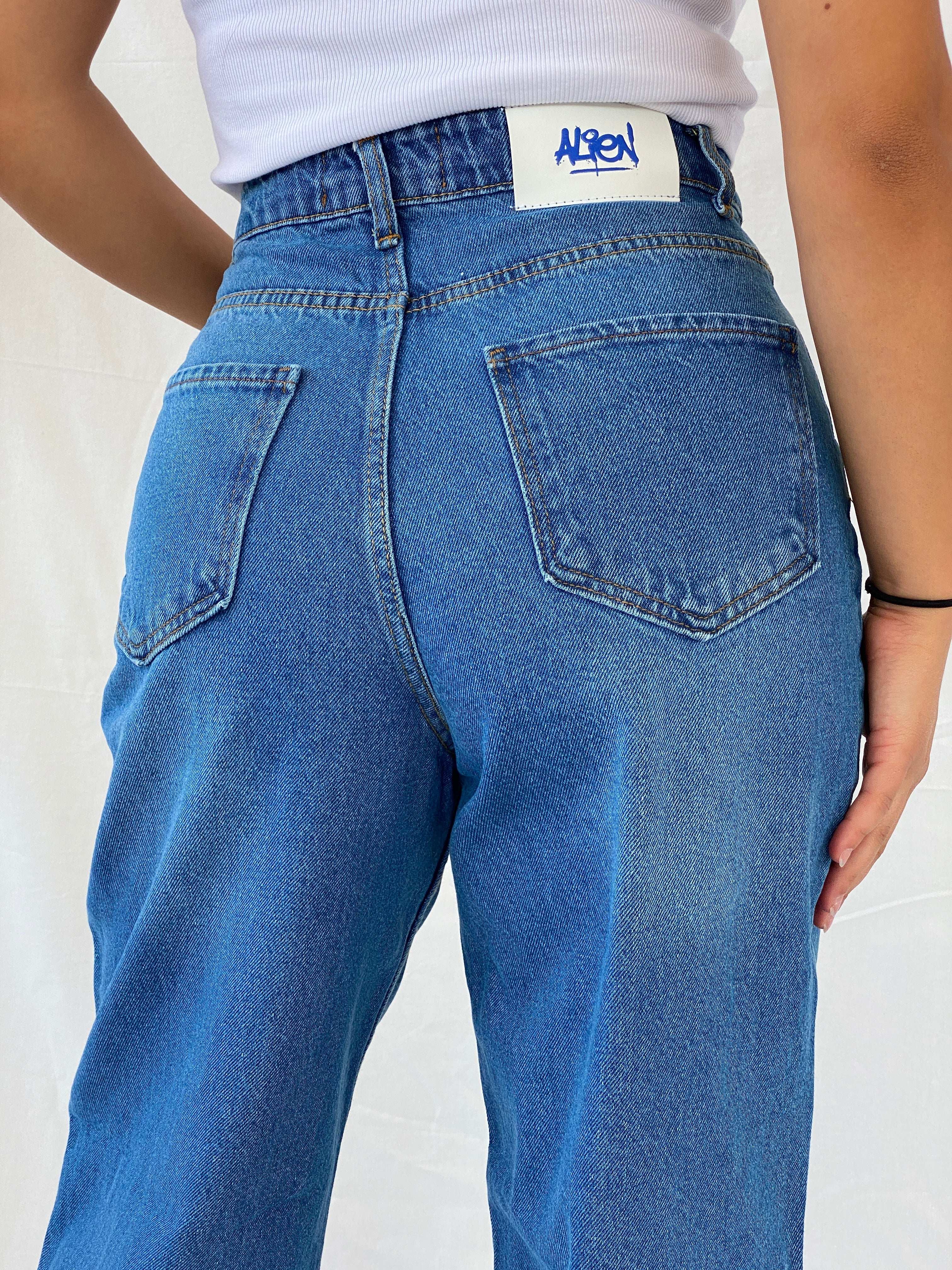 NWT Alien Streetwear Baggy High Rise Jeans - 36EUR - Balagan Vintage Jeans 00s, consignment, Deals, denim, jeans, Lana, Saif