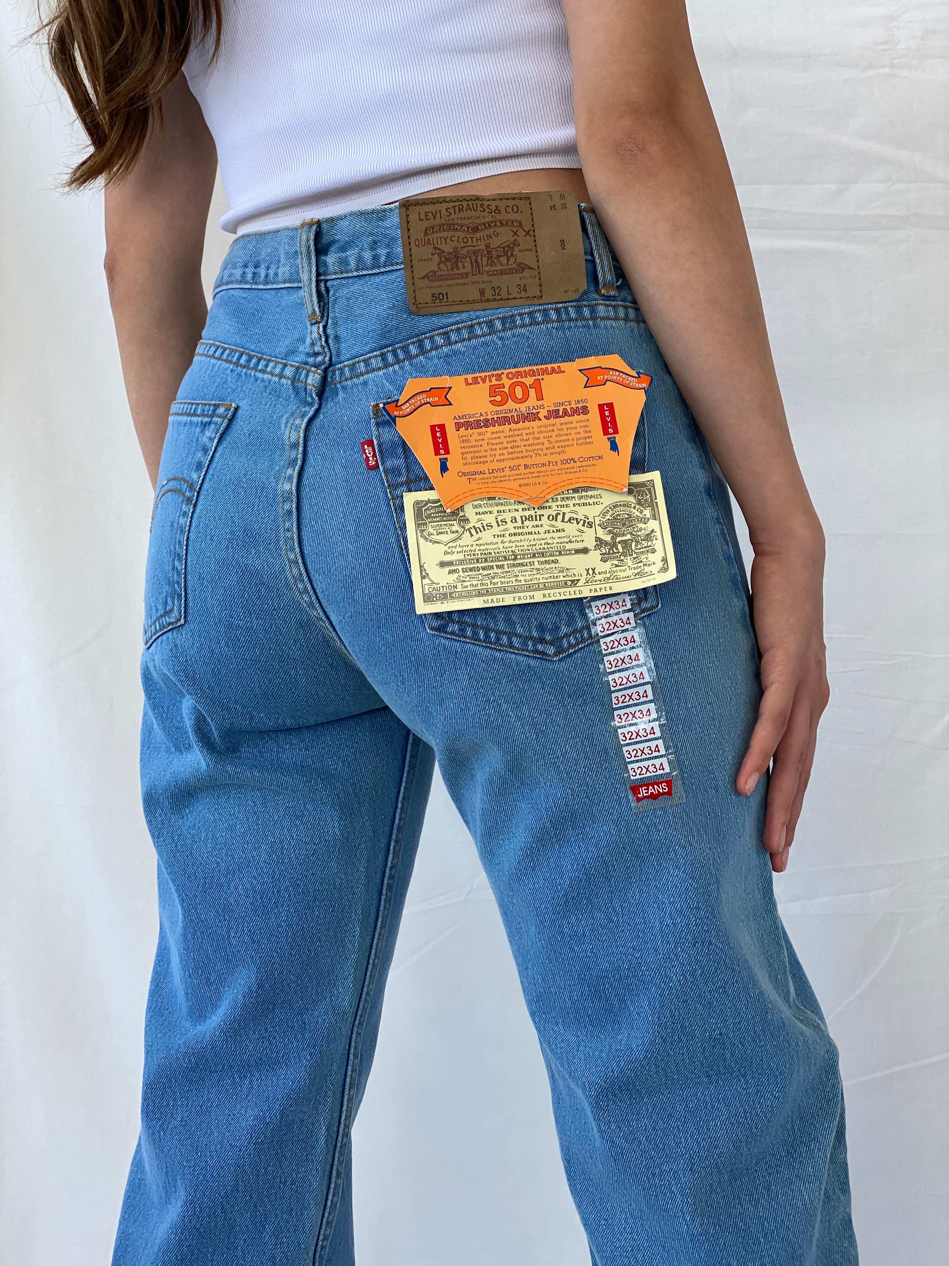 NWT Levi’s 501 Cut Women’s Jeans - Balagan Vintage Jeans 00s, 90s, Alia, consignment, Deals, denim, flare jeans, jeans, levis, levis jeans, Mira