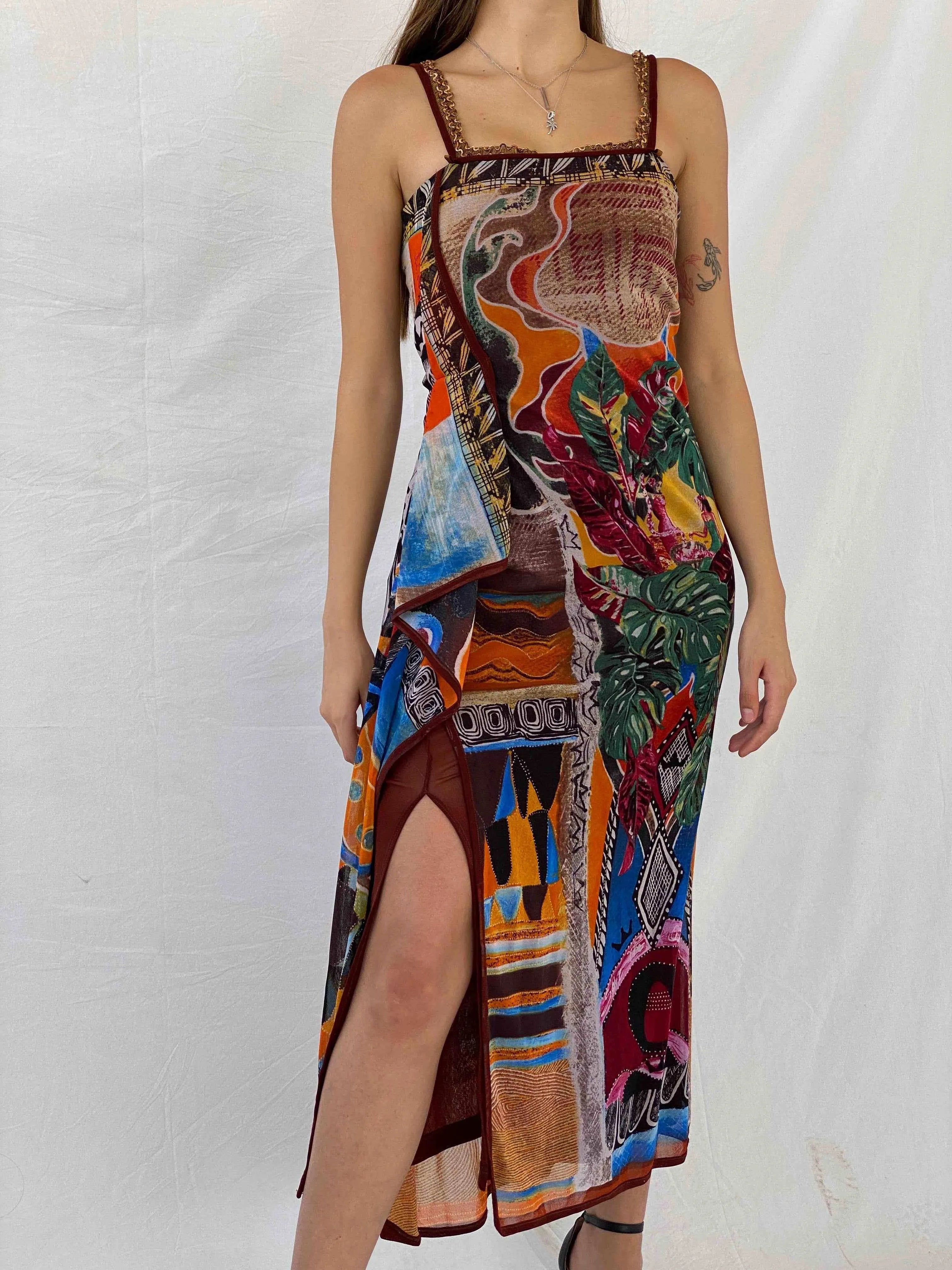 RARE Save The Queen Maxi Dress - Balagan Vintage Maxi Dress 00s, 90s, dress, maxi dress, Mira, save the queen