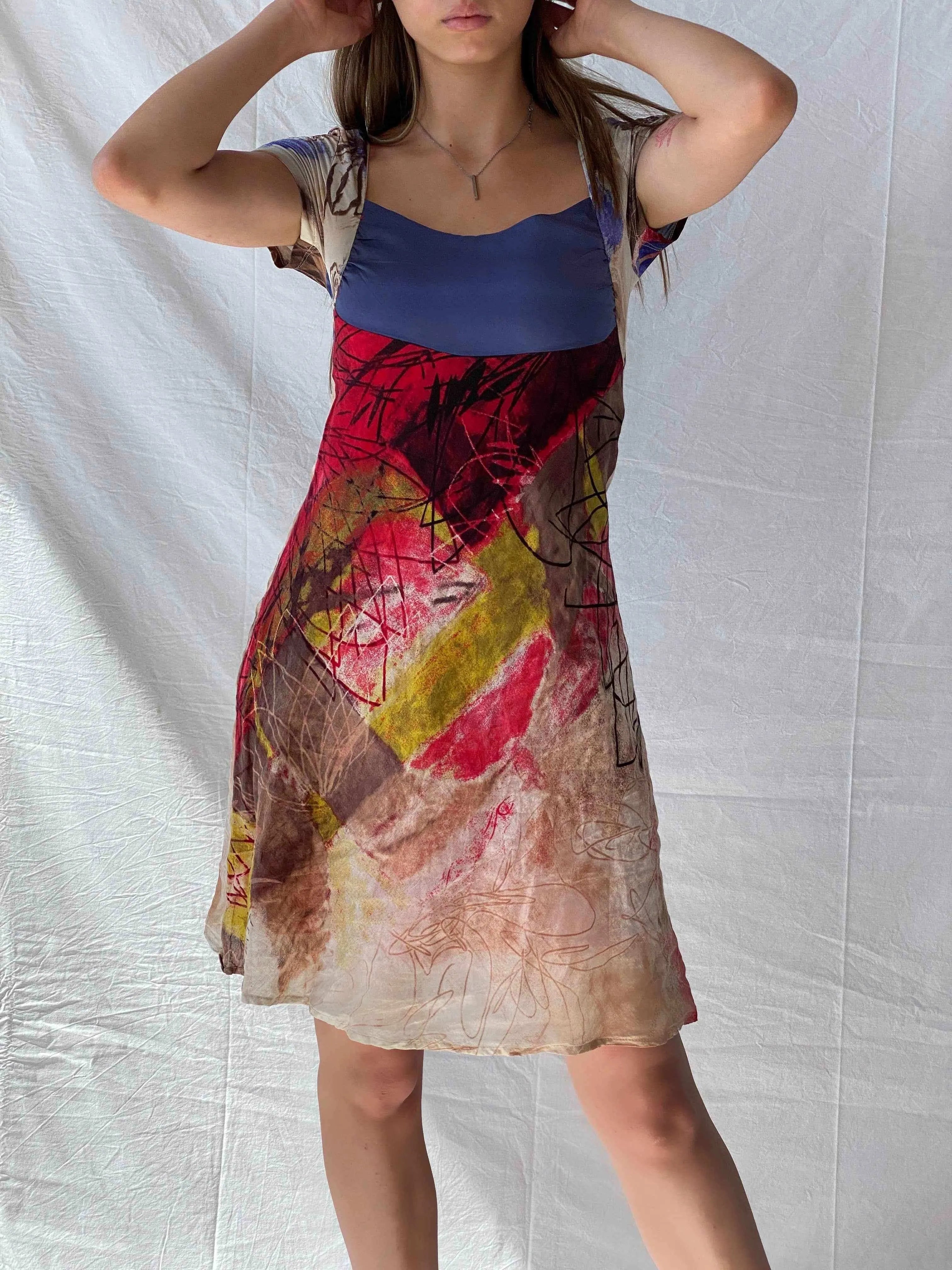 RARE Vintage LEGATTE Dress - Balagan Vintage Midi Dress 00s, Deals, midi dress, Mira, rare find, rare vintage, save the queen