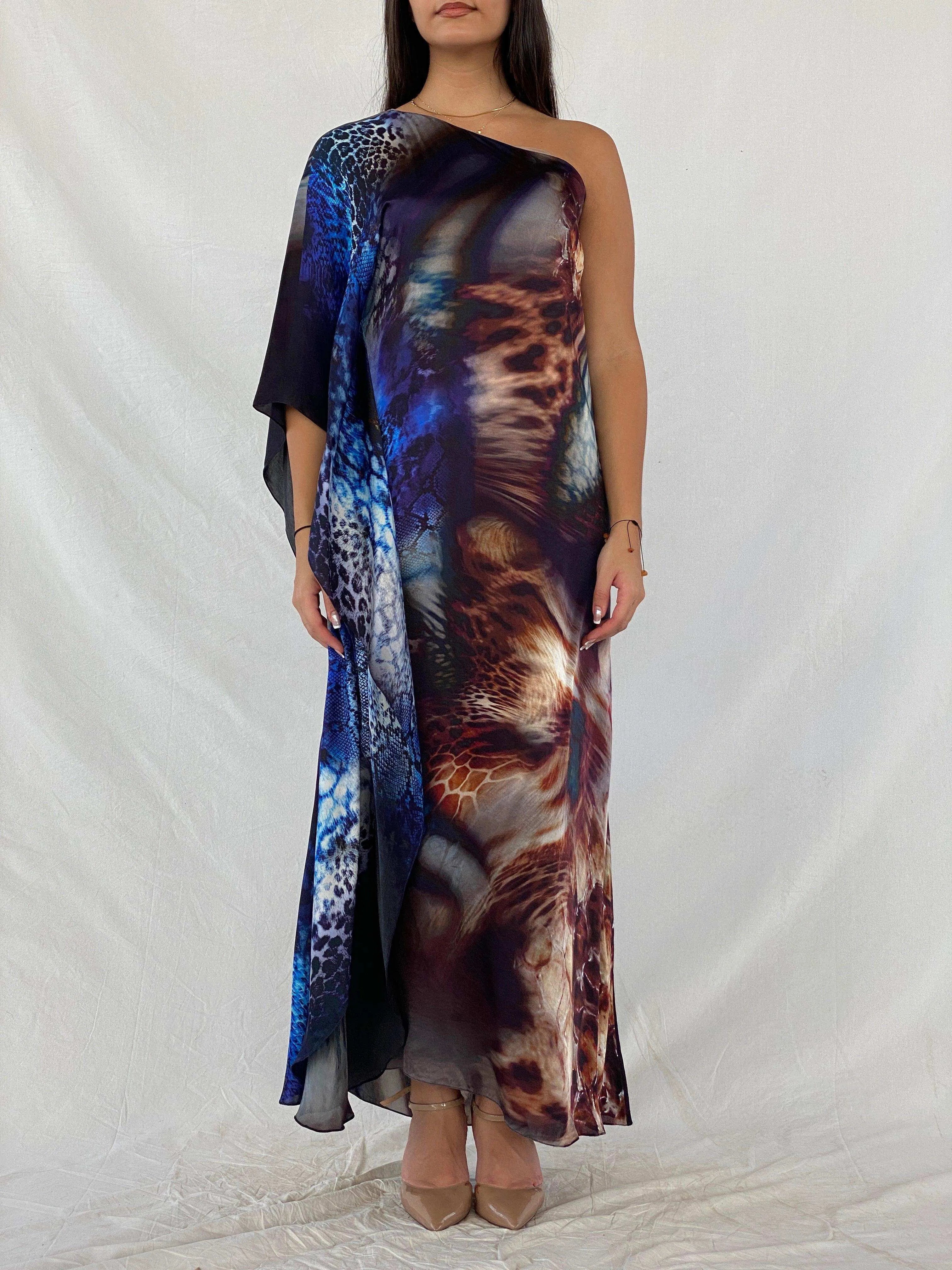 Rex Fabrics Haute Couture Gown - Balagan Vintage Maxi Dress formal, formal dress, formal gown, gown, handmade, Rama, Wedding Guest