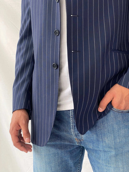 Sergio Valentino Platinum Collection Super 150’s Pure Wool Blazer - L - Balagan Vintage Blazer blazer, full sleeve blazer, men blazer, mens jackets, Ramez, tweed blazer