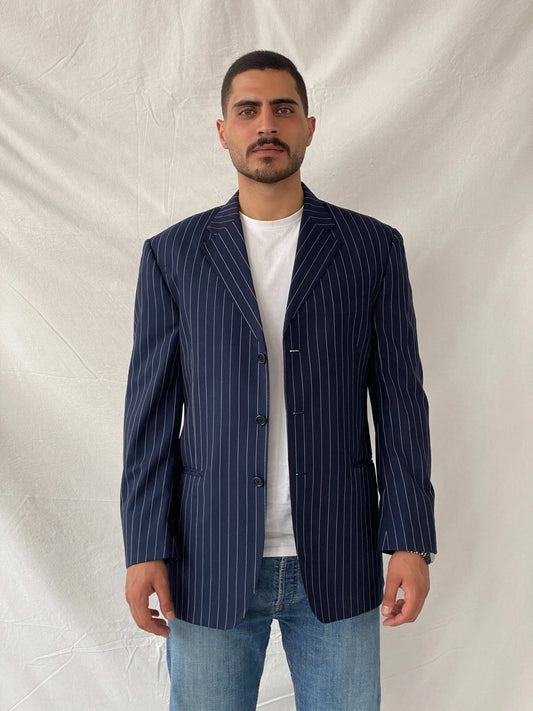 Sergio Valentino Platinum Collection Super 150’s Pure Wool Blazer - L - Balagan Vintage Blazer blazer, full sleeve blazer, men blazer, mens jackets, Ramez, tweed blazer