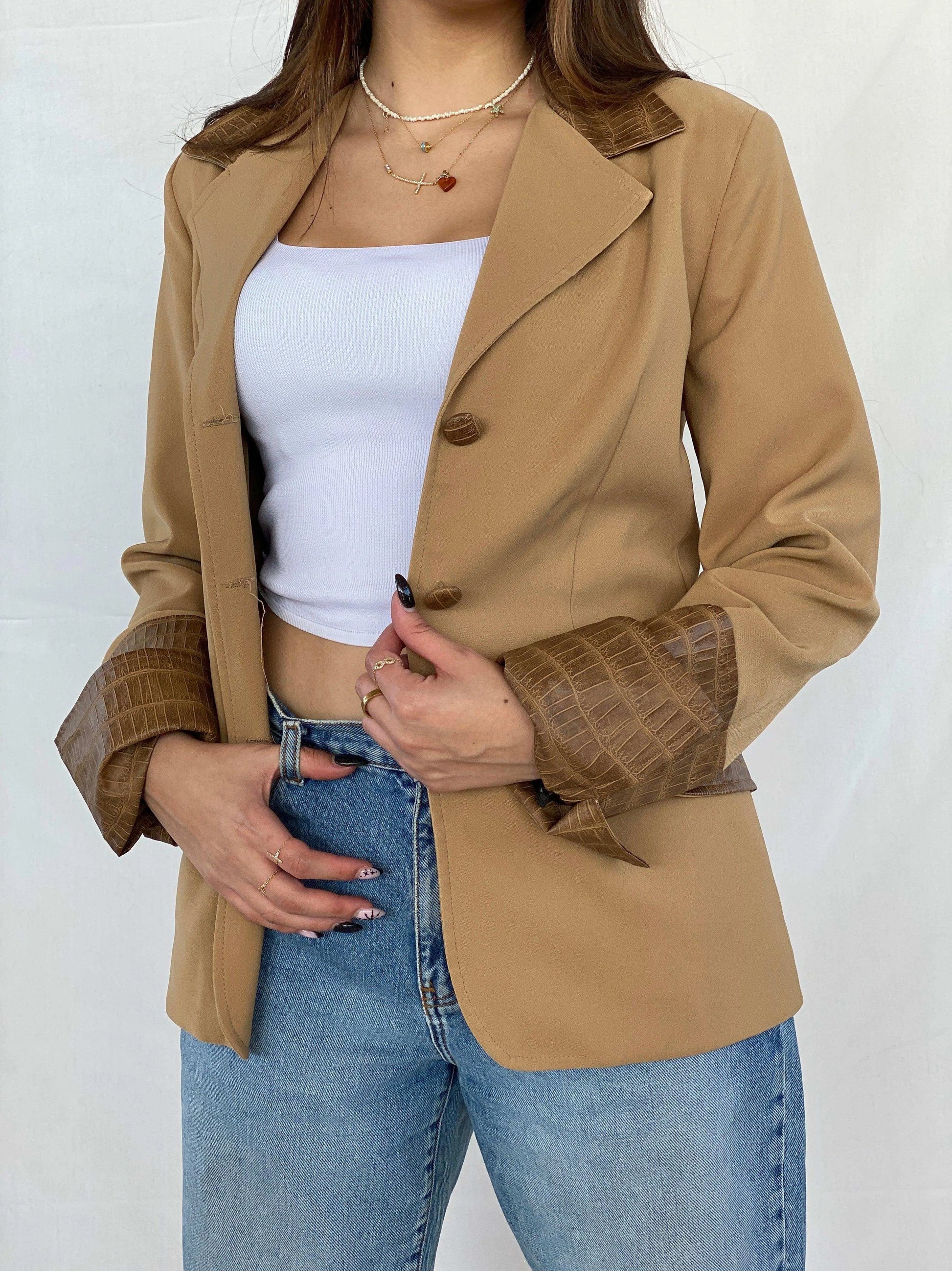 Statement Vintage Mantani Donna Blazer - Balagan Vintage Blazer full sleeve blazer, vintage blazer