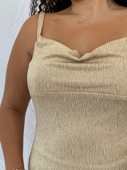Stunning Vintage Purple Patch Shimmery Gold Midi Dress - L - Balagan Vintage Midi Dress 00s, 90s, 90s dress, Deals, Dina, floral dress, midi dress, Wedding Guest