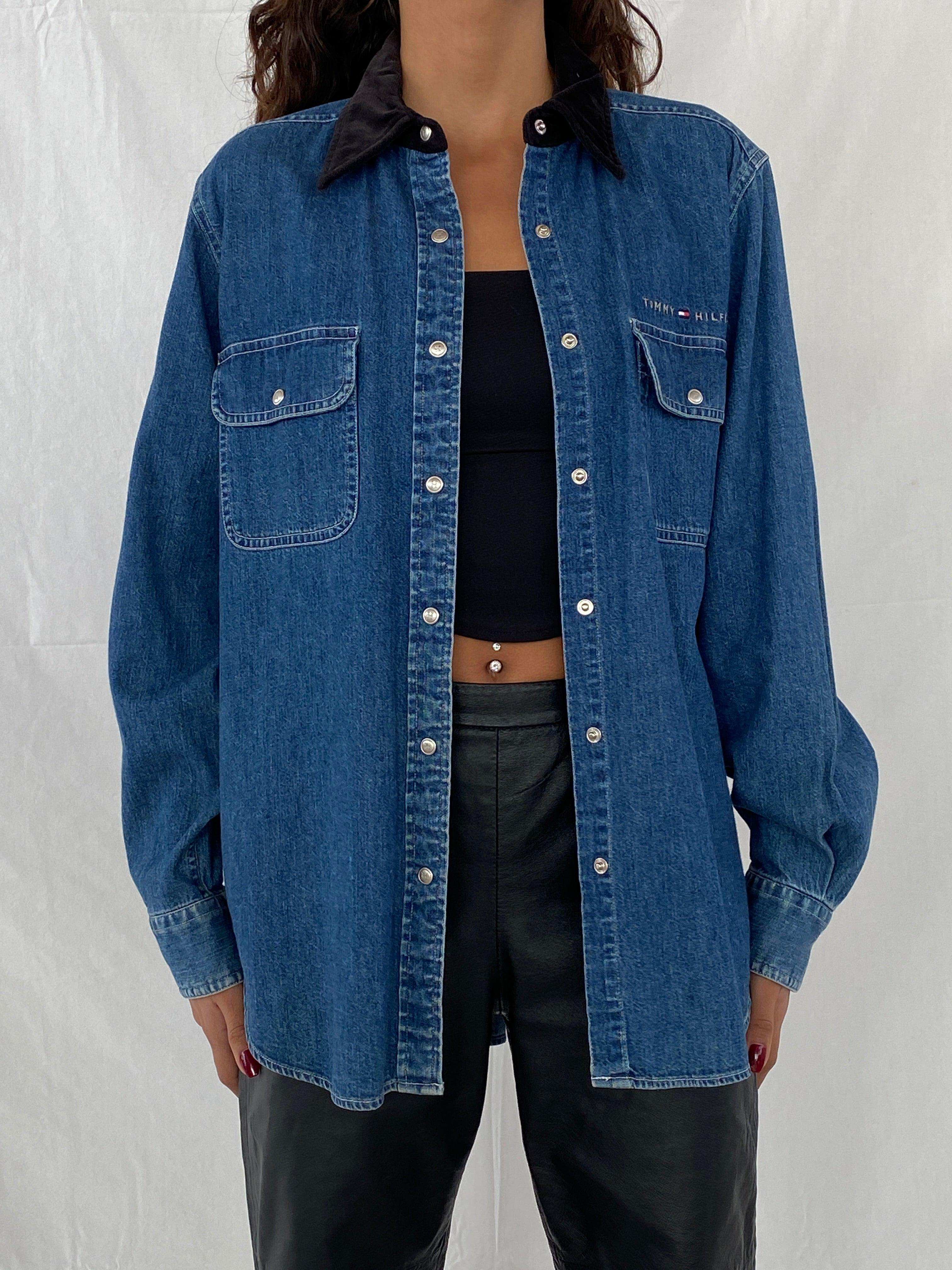 Tommy Hilfiger Denim Shirt - Balagan Vintage Denim Shirt 00s, Deals, denim, Tojan, Tommy hilfiger