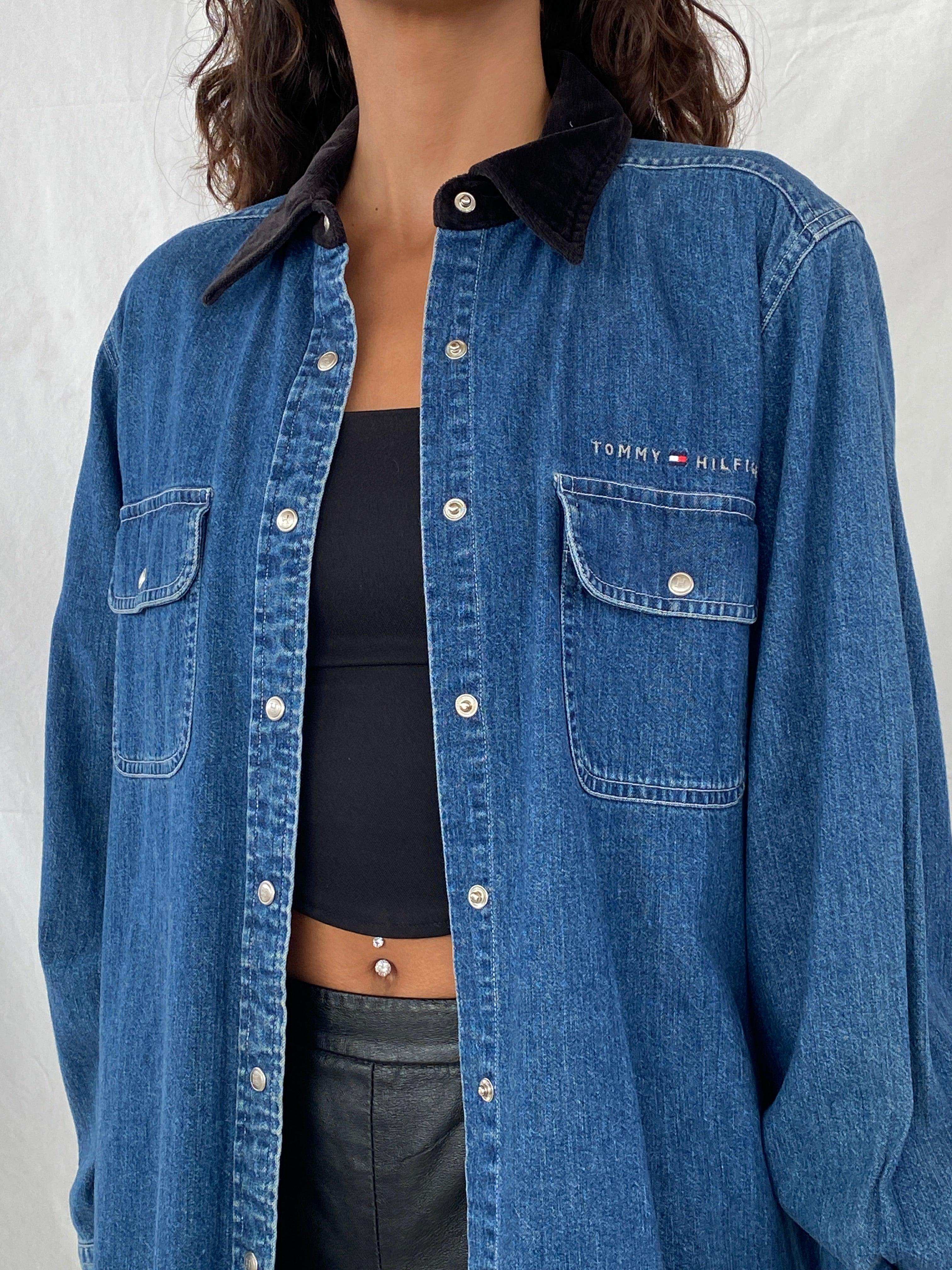 Tommy Hilfiger Denim Shirt - Balagan Vintage Denim Shirt 00s, Deals, denim, Tojan, Tommy hilfiger