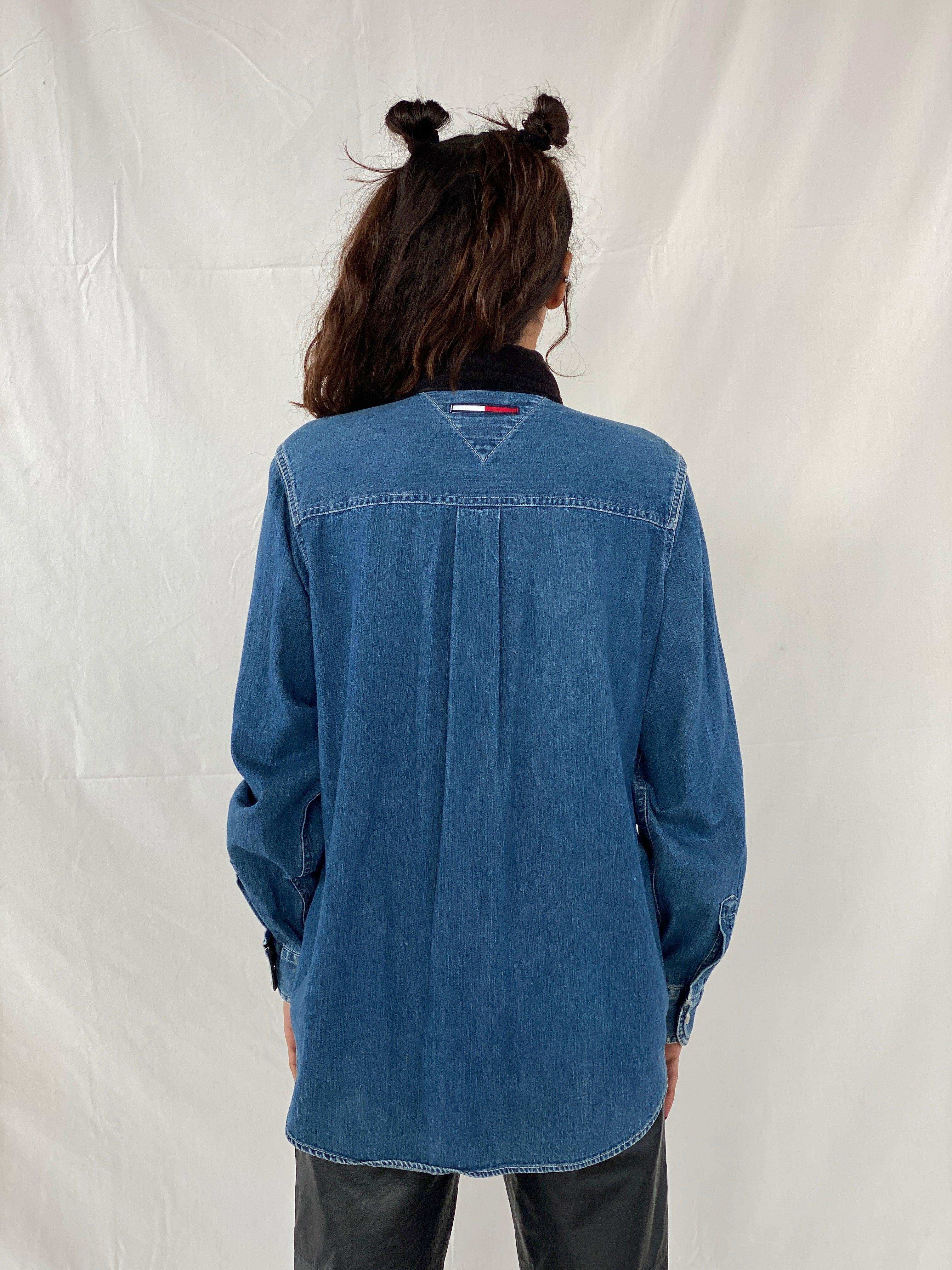 Tommy Hilfiger Denim Shirt - Balagan Vintage Denim Shirt 00s, Deals, denim, Tojan, Tommy hilfiger