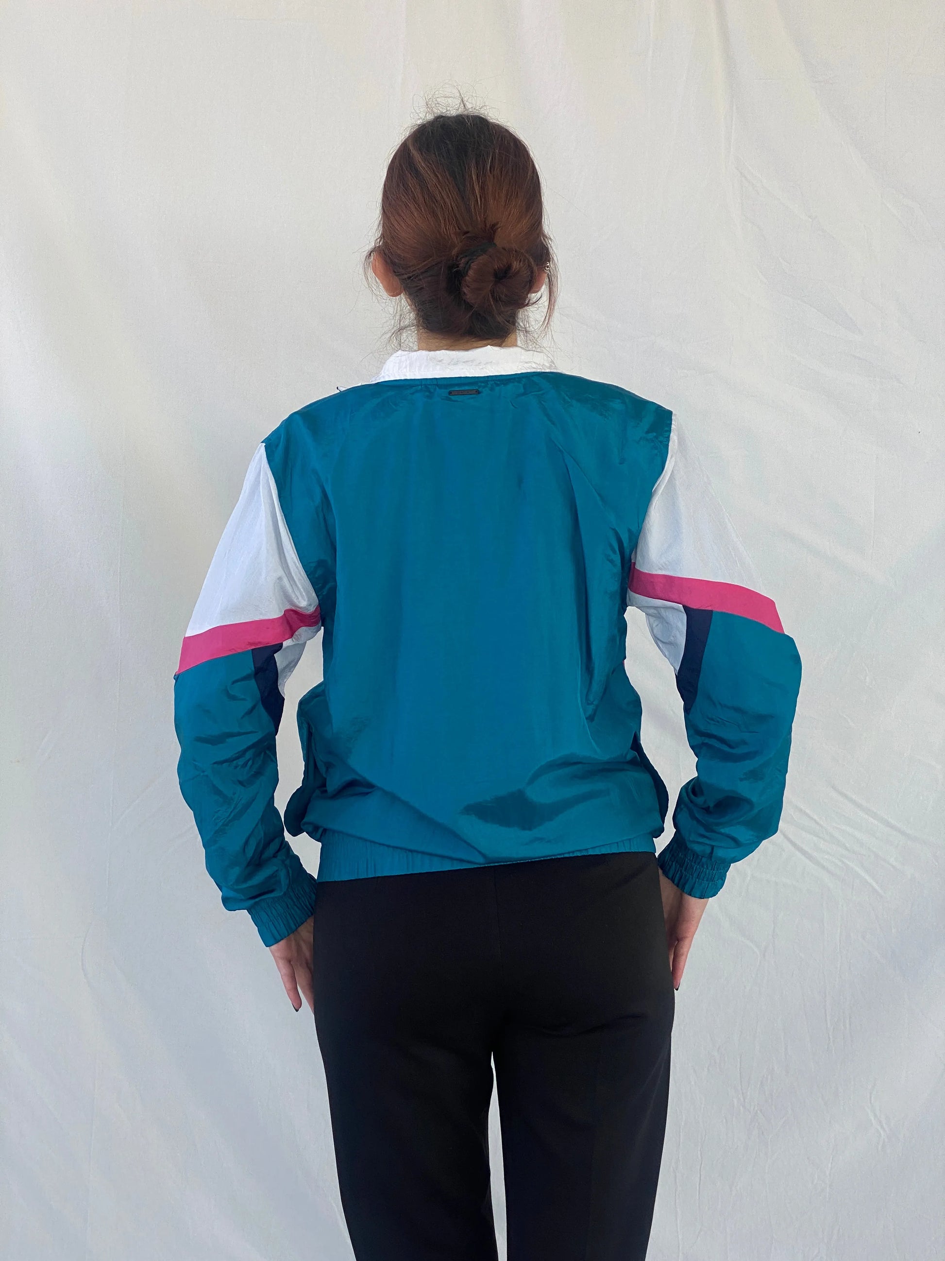 Umbro Premier Blue Color-block Women’s Windbreaker Track Jacket - S - Balagan Vintage Windbreaker Jacket 00s, Ayah, Coats&Jackets, consignment, Melika, vintage, vintage windbreaker, windbreaker, windbreaker jacket, women, Women's Windbreaker Jackets