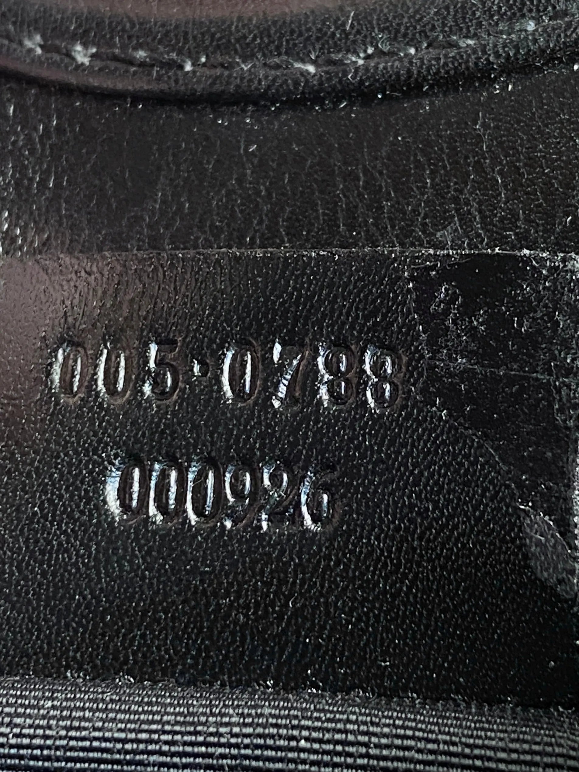 Vintage 00s Gucci Jackie Bardot Black Leather Monogram GG Canvas Mini Handbag - Balagan Vintage Handbags 90s, bag, brown leather, genuine leather, Gucci, rare find, rare vintage