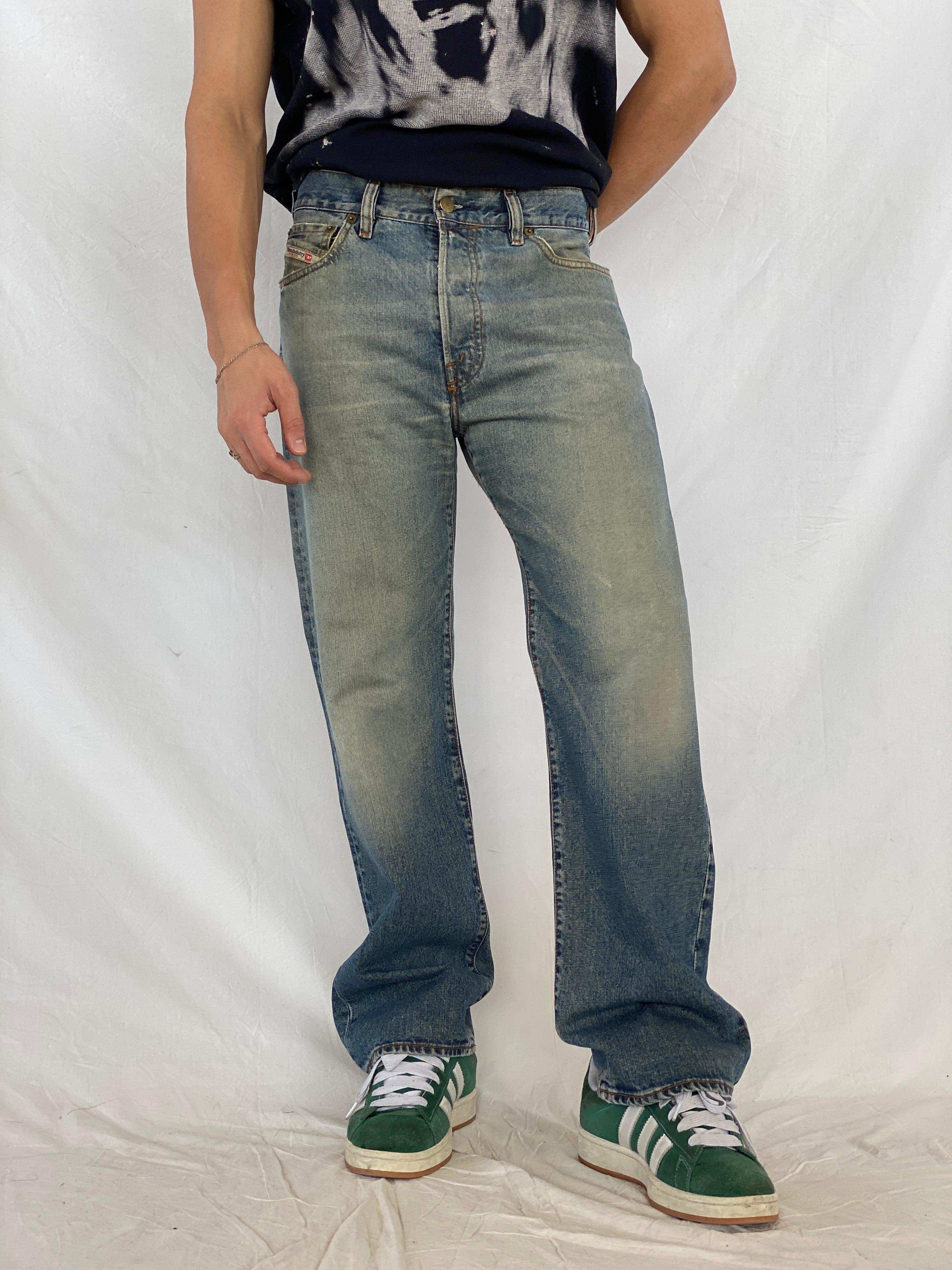 Vintage 00s Y2K Diesel Industry Denim Devision Washed Jeans - Balagan Vintage Jeans 80s, 90s, Abdullah, denim, jeans