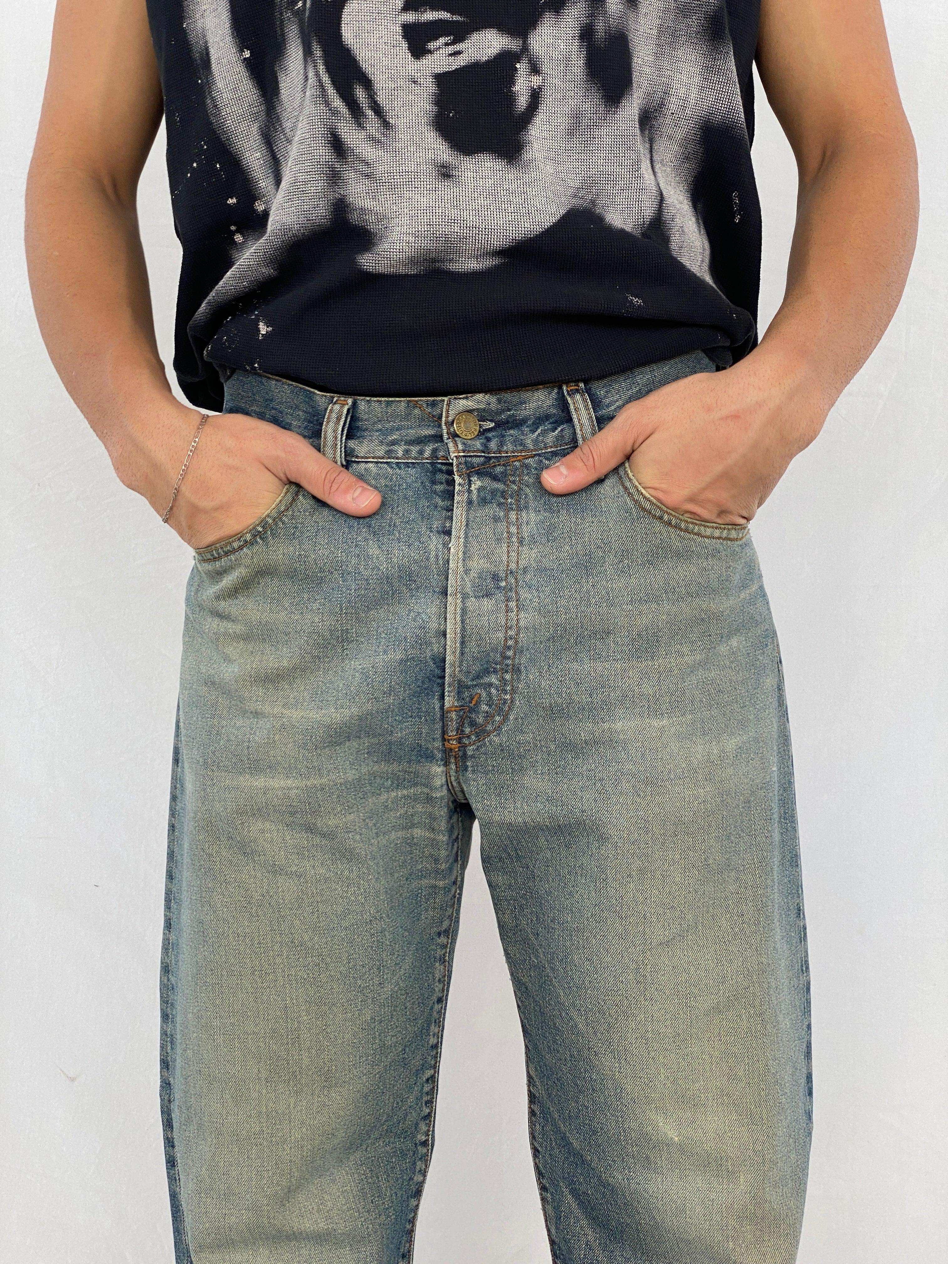 Vintage 00s Y2K Diesel Industry Denim Devision Washed Jeans - Balagan Vintage Jeans 80s, 90s, Abdullah, denim, jeans