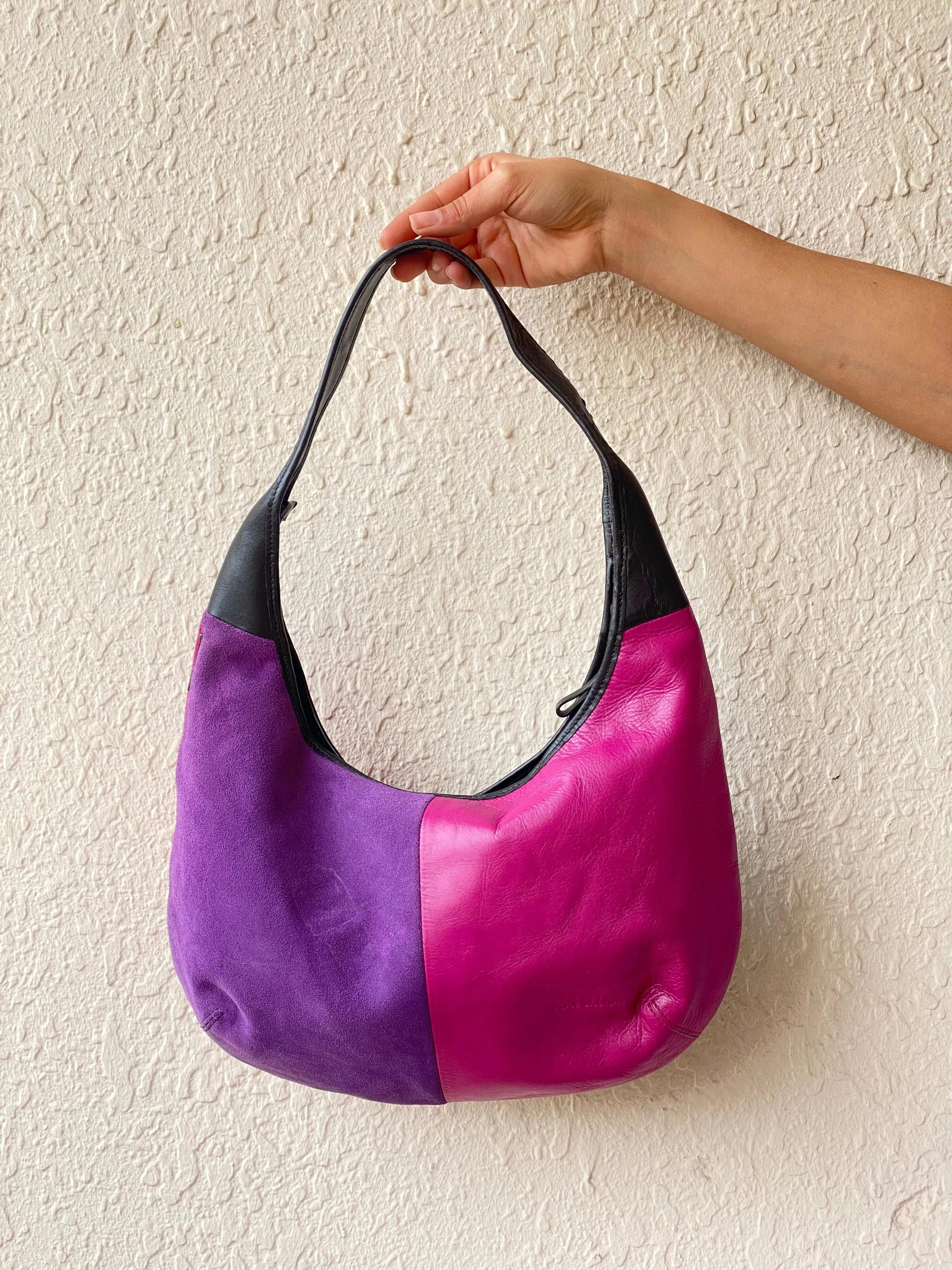 Vintage 80s Jane Shilton Genuine Leather Shoulder Bag - Balagan Vintage Shoulder Bag 80s, shoulder bag