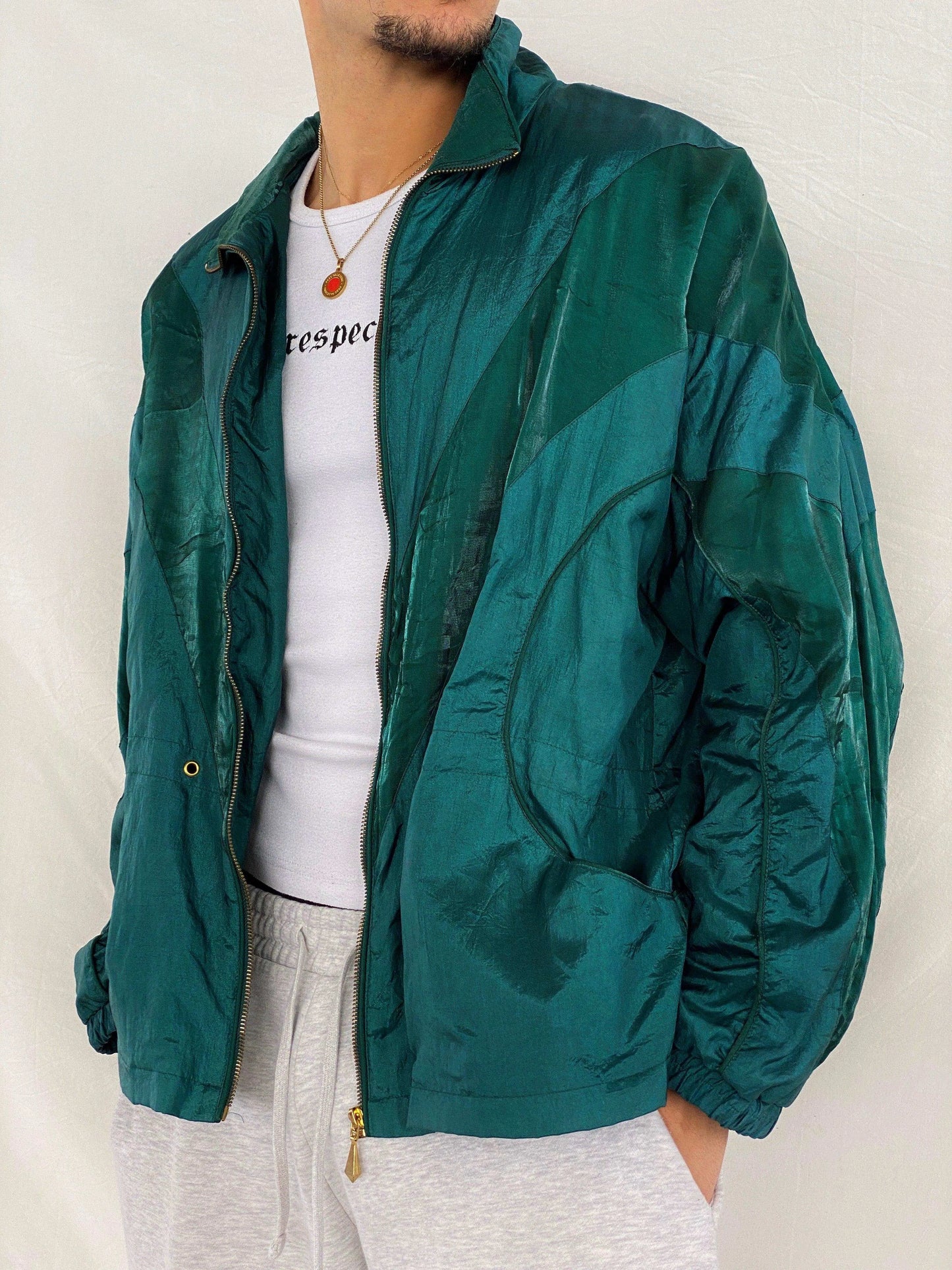 Vintage 80s/90s Active Fronter Windbreaker Jacket - Balagan Vintage Windbreaker Jacket 80s, 90s, Abdullah, windbreaker, windbreaker jacket