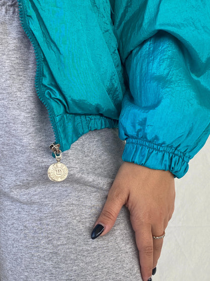 Vintage 80s/90s Advantage by Wilson Windbreaker Jacket - M - Balagan Vintage Windbreaker Jacket 00s, 90s, Coats&Jackets, Dina, vintage windbreaker, windbreaker, windbreaker jacket, Women's Windbreaker Jackets