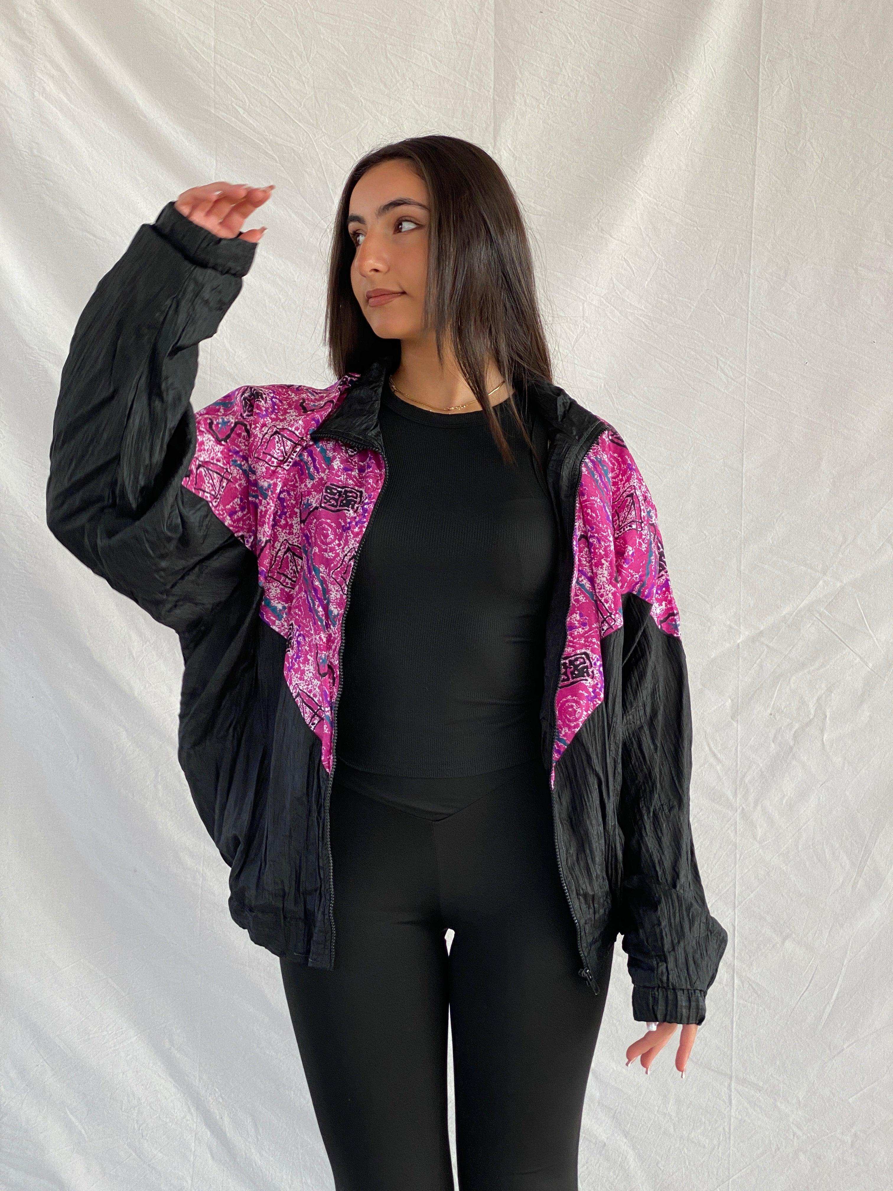 Vintage 80s/90s Lauren Brooke Windbreaker Jacket - Balagan Vintage Windbreaker Jacket 00s, 90s, Rama, Windbreaker Jacket