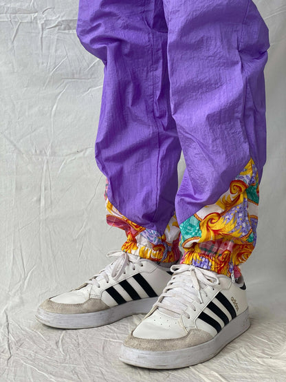 Vintage 80s/90s Sportswear Purple Windbreaker Track Pants - S - Balagan Vintage Track Pants 80s, 90s, Ramez, vintage pants, windbreaker, winter