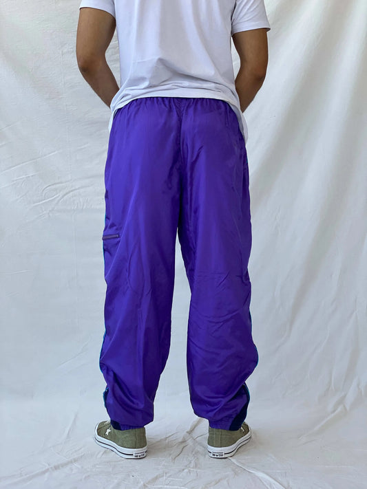 Vintage 80s/90s YBÉS Fashion Purple Track Pants - XL - Balagan Vintage Track Pants 80s, 90s, Ramez, vintage pants