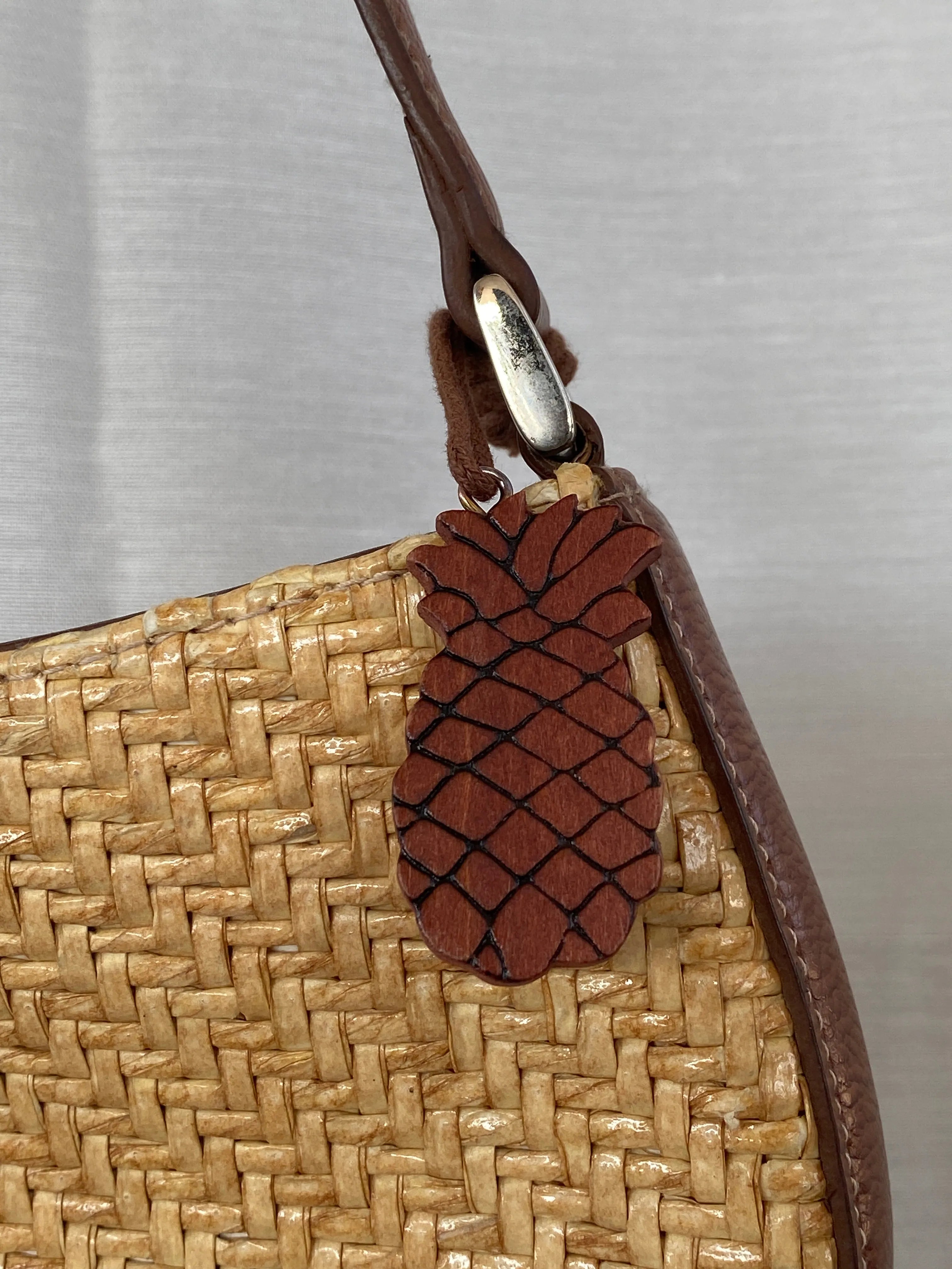 Vintage 90’s Y2K Liz Claiborne Shoulder Bag Purse, Woven Raffia Straw Wicker - Balagan Vintage Shoulder Bag 00s, bag, consignment, handbag, Tasnim