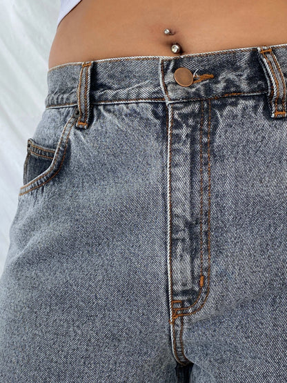 Vintage 90s Arizona Washed Two-Toned Denim Shorts - L - Balagan Vintage Shorts 00s, 90s, denim, Dina, shorts, vintage shorts