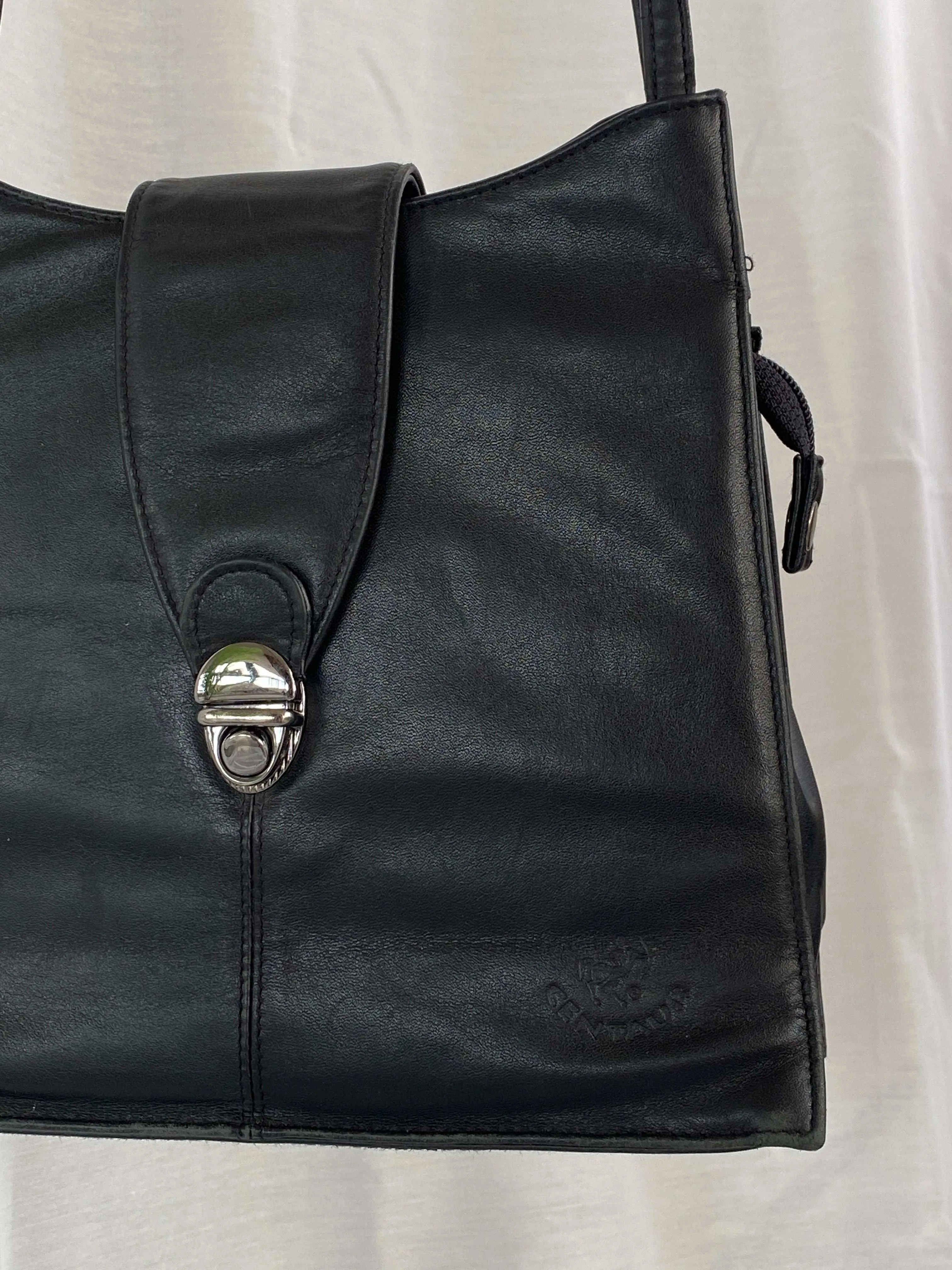 Vintage 90s Gentaur Black Crossbody Bag - Balagan Vintage Cross Body Bag 00s, 90s, bag