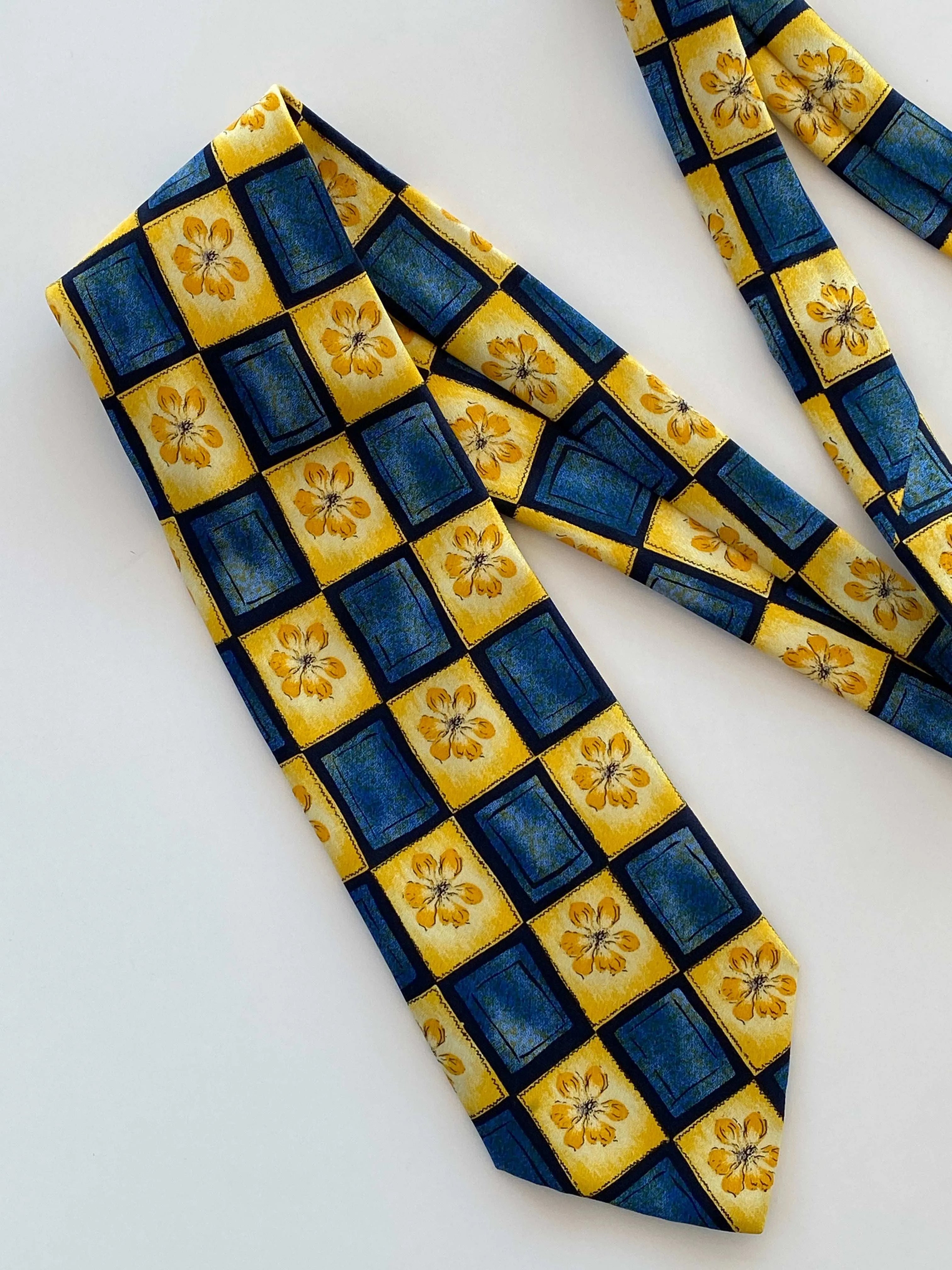 Vintage 90s Kartel Floral Print Tie - Balagan Vintage Ties 90s, print, printed tie, tie, ties, vintage, vintage tie