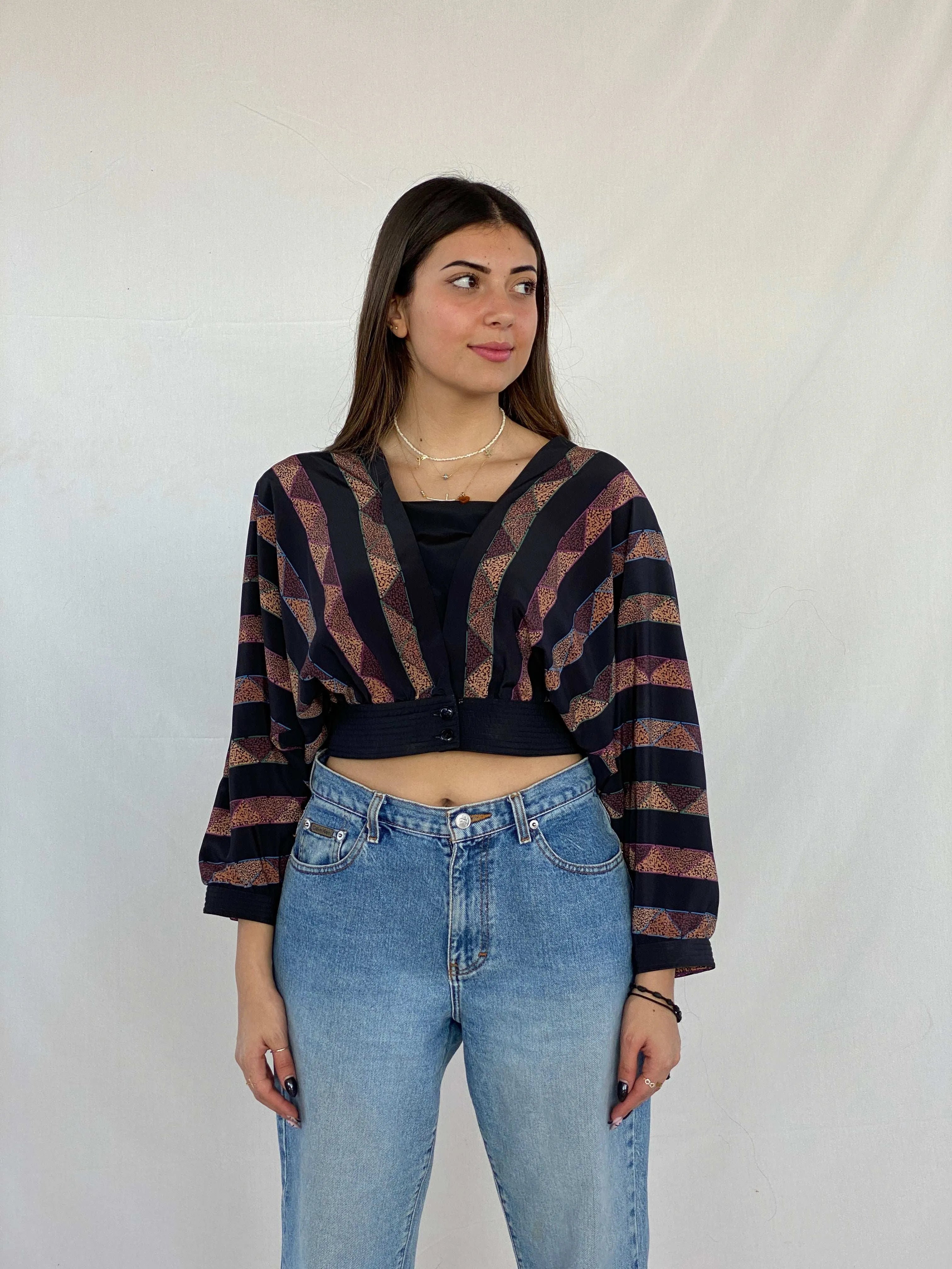 Vintage 90s Maggy Boutique Top - Balagan Vintage Full Sleeve Top 00s, 90s, full sleeve top, Juana