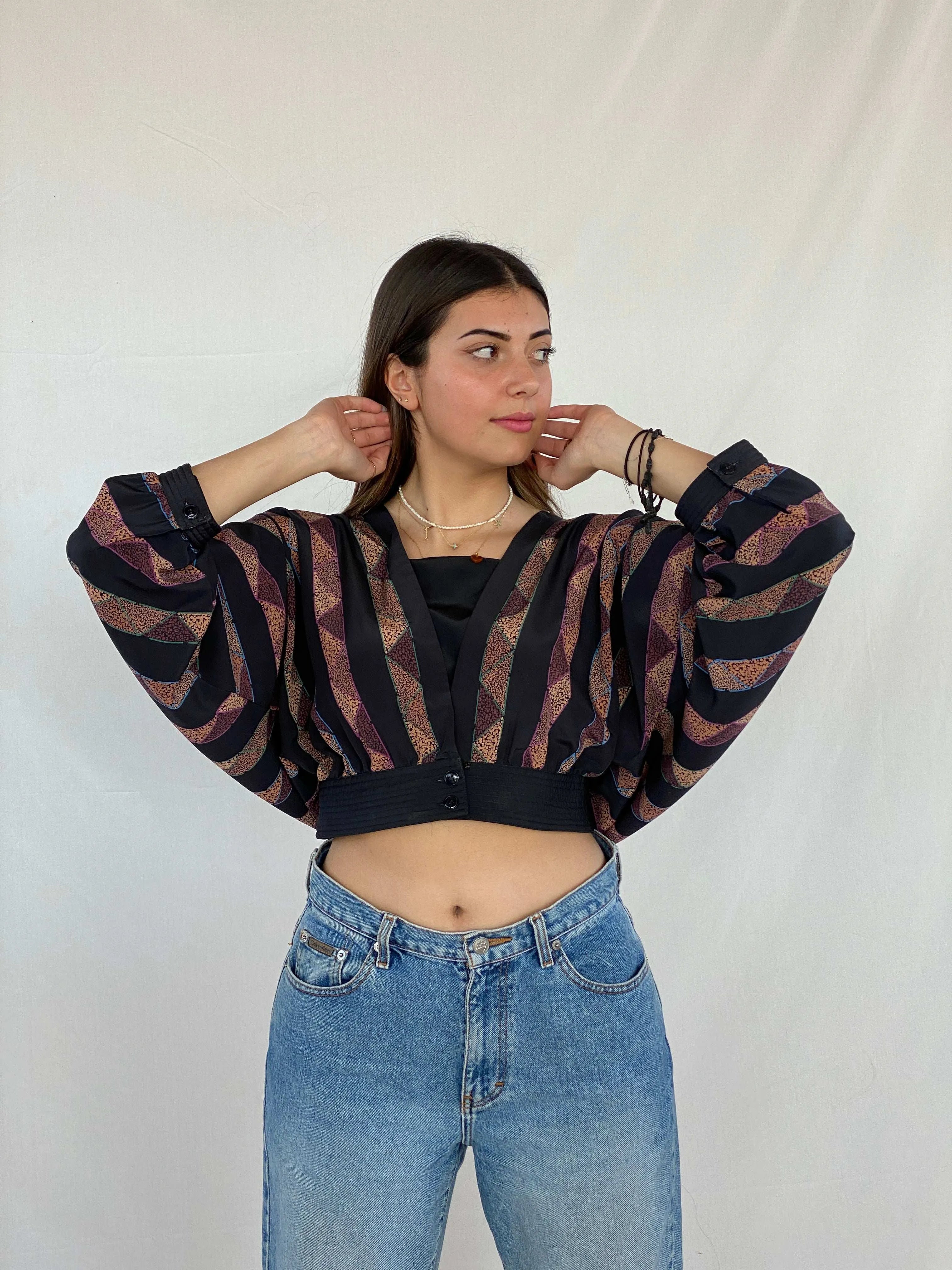 Vintage 90s Maggy Boutique Top - Balagan Vintage Full Sleeve Top 00s, 90s, full sleeve top, Juana