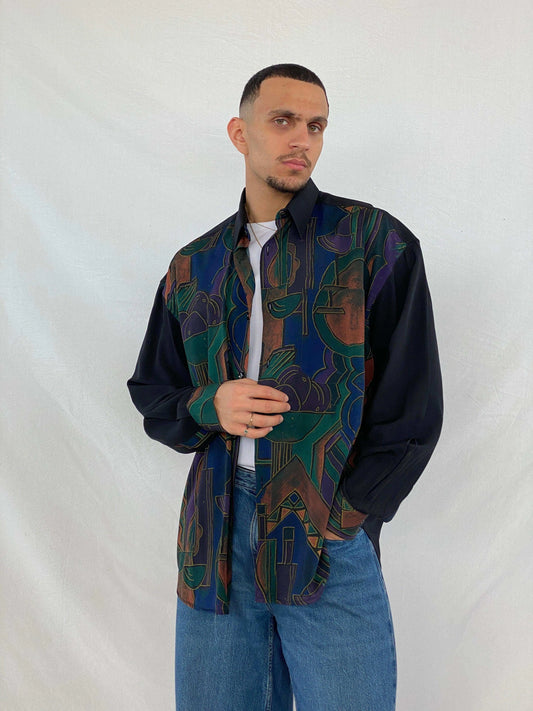 Vintage 90s Makline Full-Sleeve Shirt - Balagan Vintage Full Sleeve Shirt 90s, Abdullah, full sleeve shirt