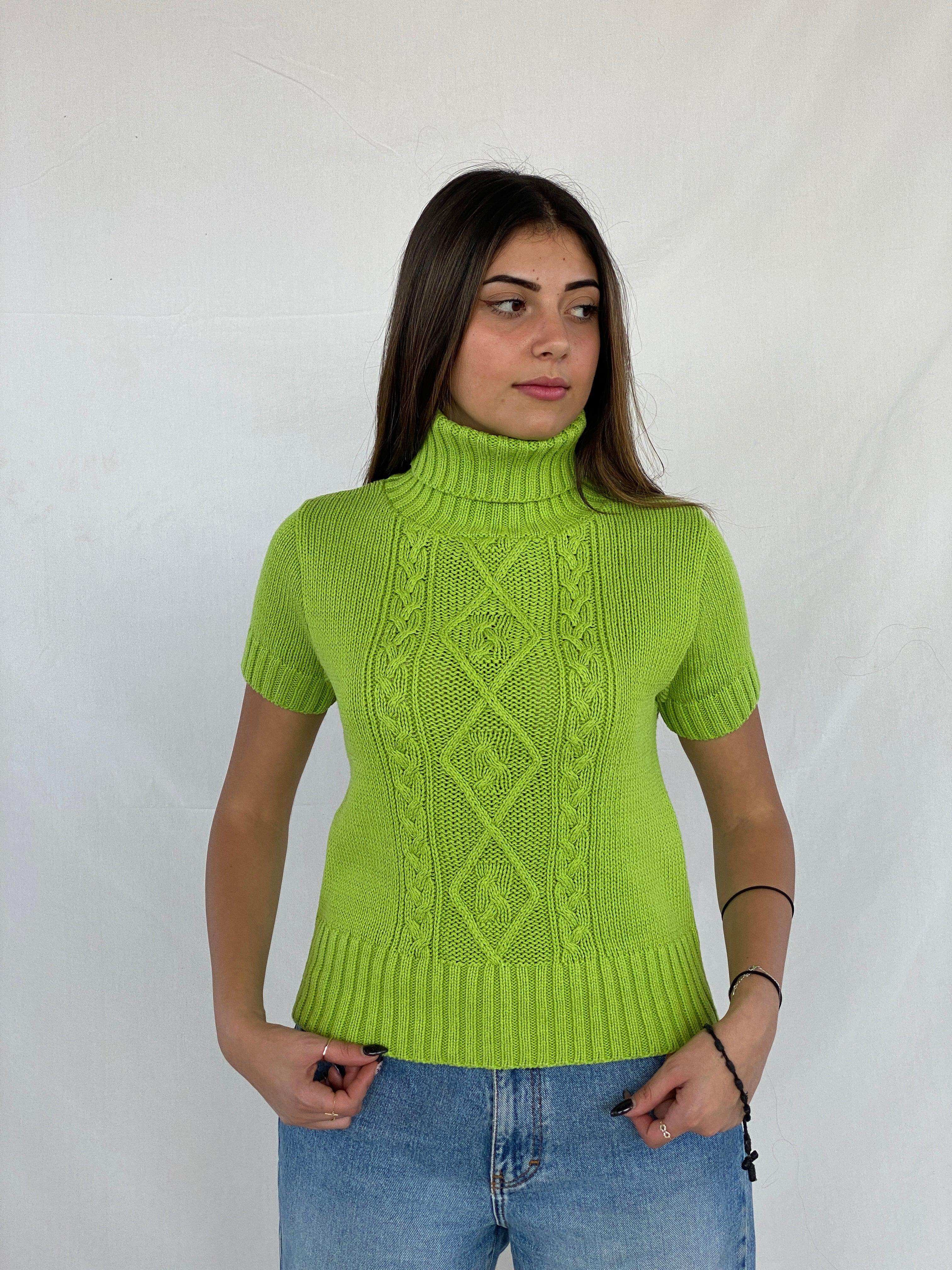 Vintage 90s Saks Fifth Avenue Folio Knitted Top - Balagan Vintage Half Sleeve Top 90s, Juana, Top