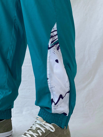 Vintage 90s Triumph Sportswear Green Windbreaker Track Pants - XL - Balagan Vintage Track Pants 80s, 90s, Ramez, vintage pants