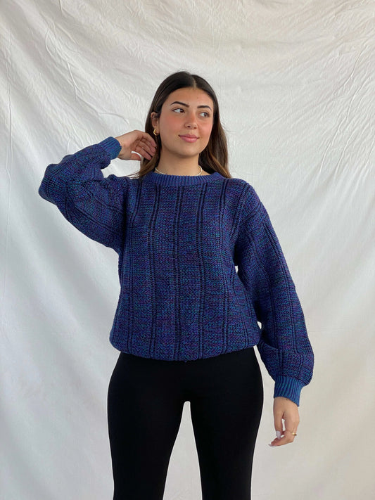 Vintage APPARATUS Knitted Sweater - Balagan Vintage Sweater 90s, Juana, knitted sweater, oversized sweater, printed sweater, sweater