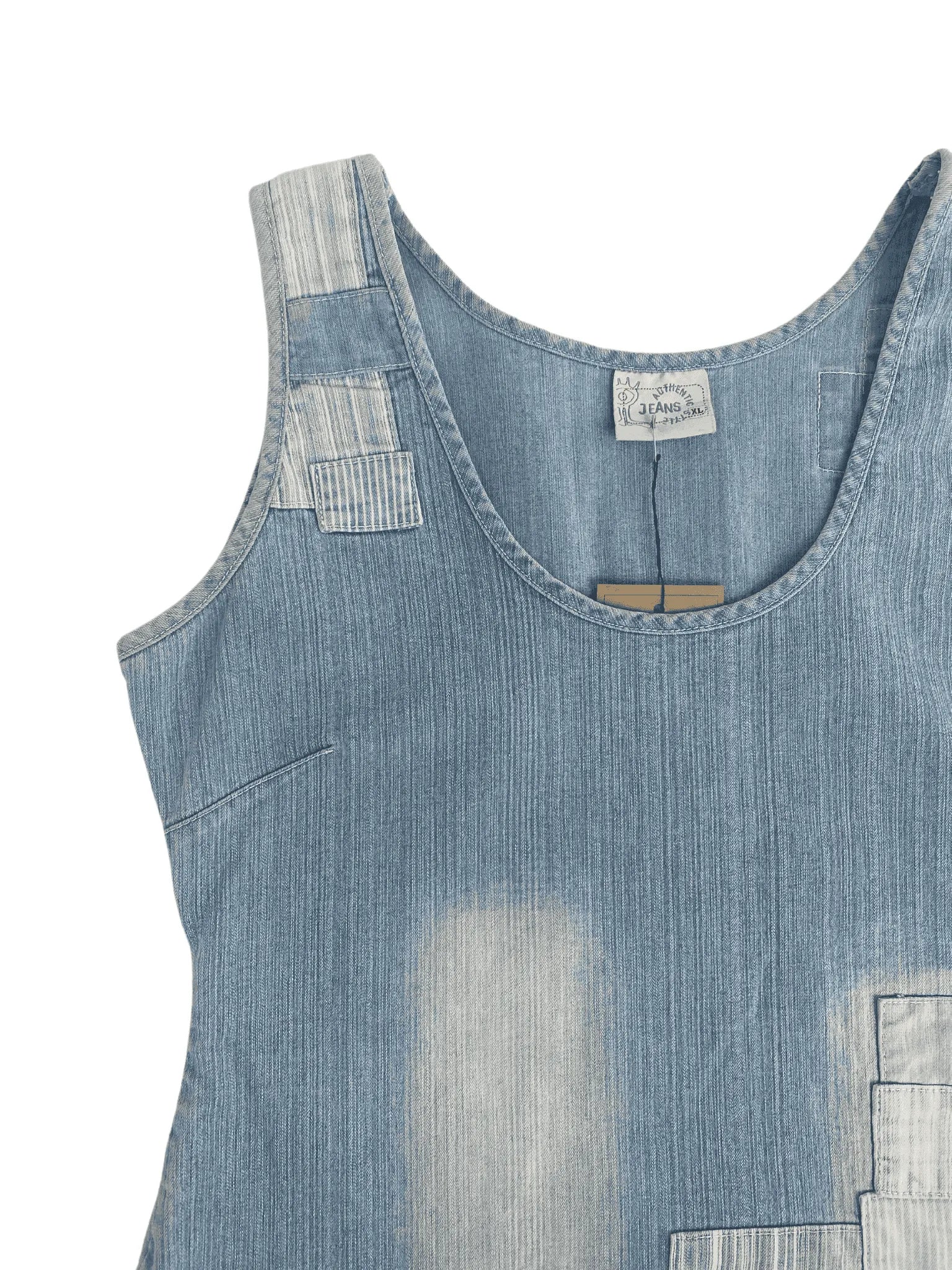 Vintage Authentic Style Jeans Denim Top - Balagan Vintage Denim Top denim, denim top, Rahmeh