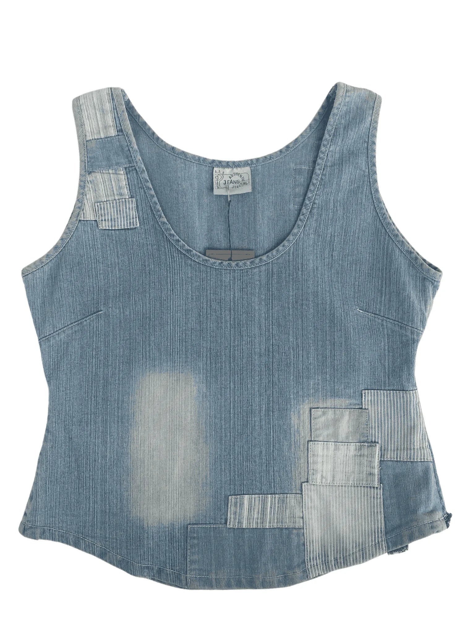 Vintage Authentic Style Jeans Denim Top - Balagan Vintage Denim Top denim, denim top, Rahmeh