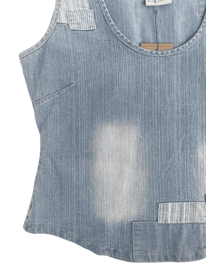 Vintage Authentic Style Jeans Denim Top - Balagan Vintage Denim Top Deals, denim, denim top, Rahmeh