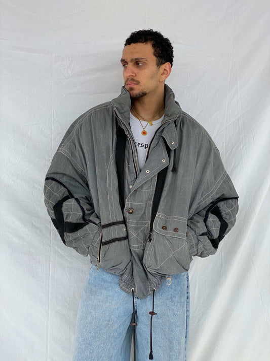 Vintage Bogner Windbreaker Sweater - Size Large - Balagan Vintage Windbreaker Sweater 80s, 90s, Abdullah, winter