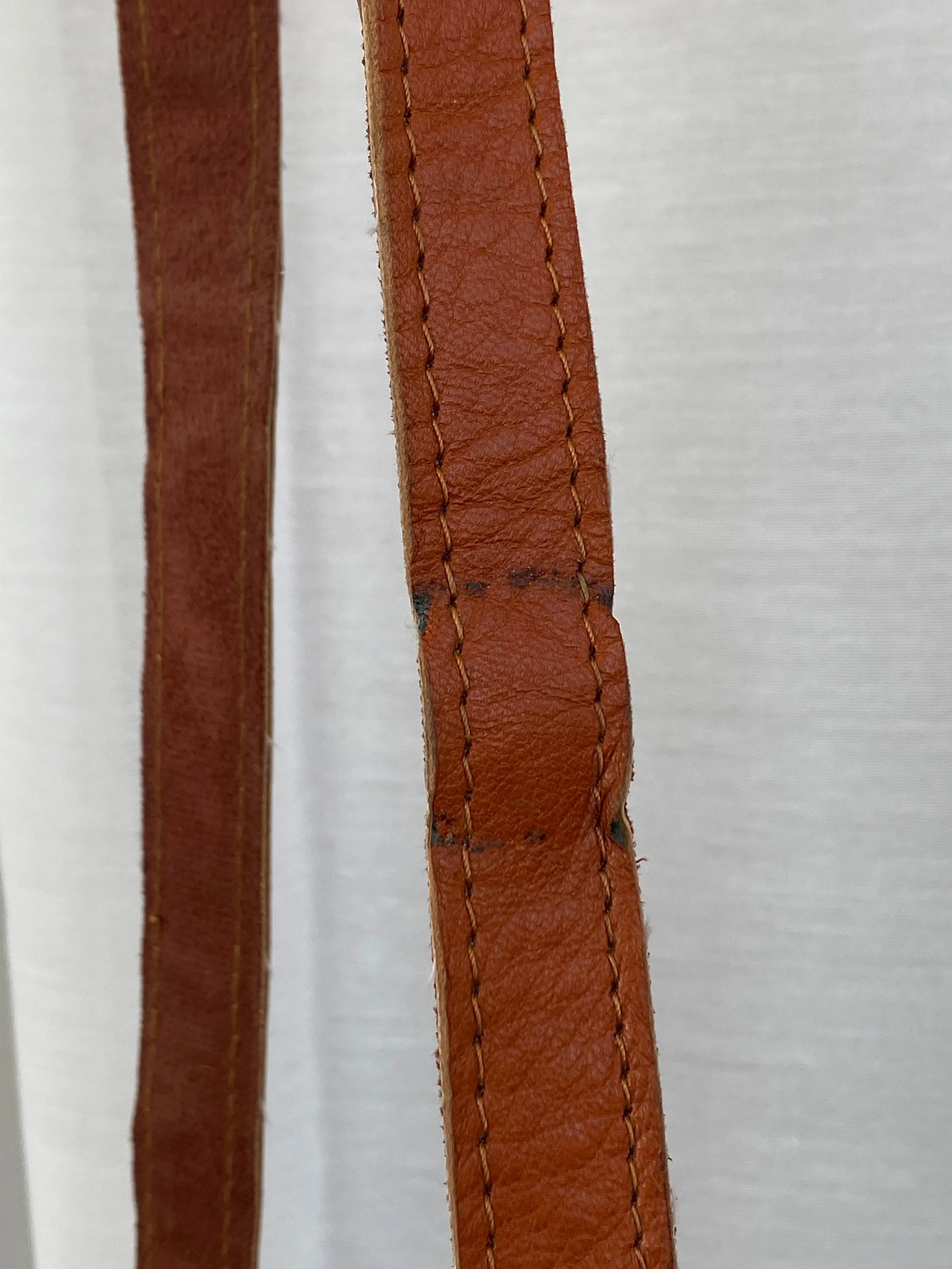 Vintage Brown Genuine Leather Western Sling Crossbody Bag - Balagan Vintage Cross Body Bag 00s, 90s, bag, shoulder bag, Y2K