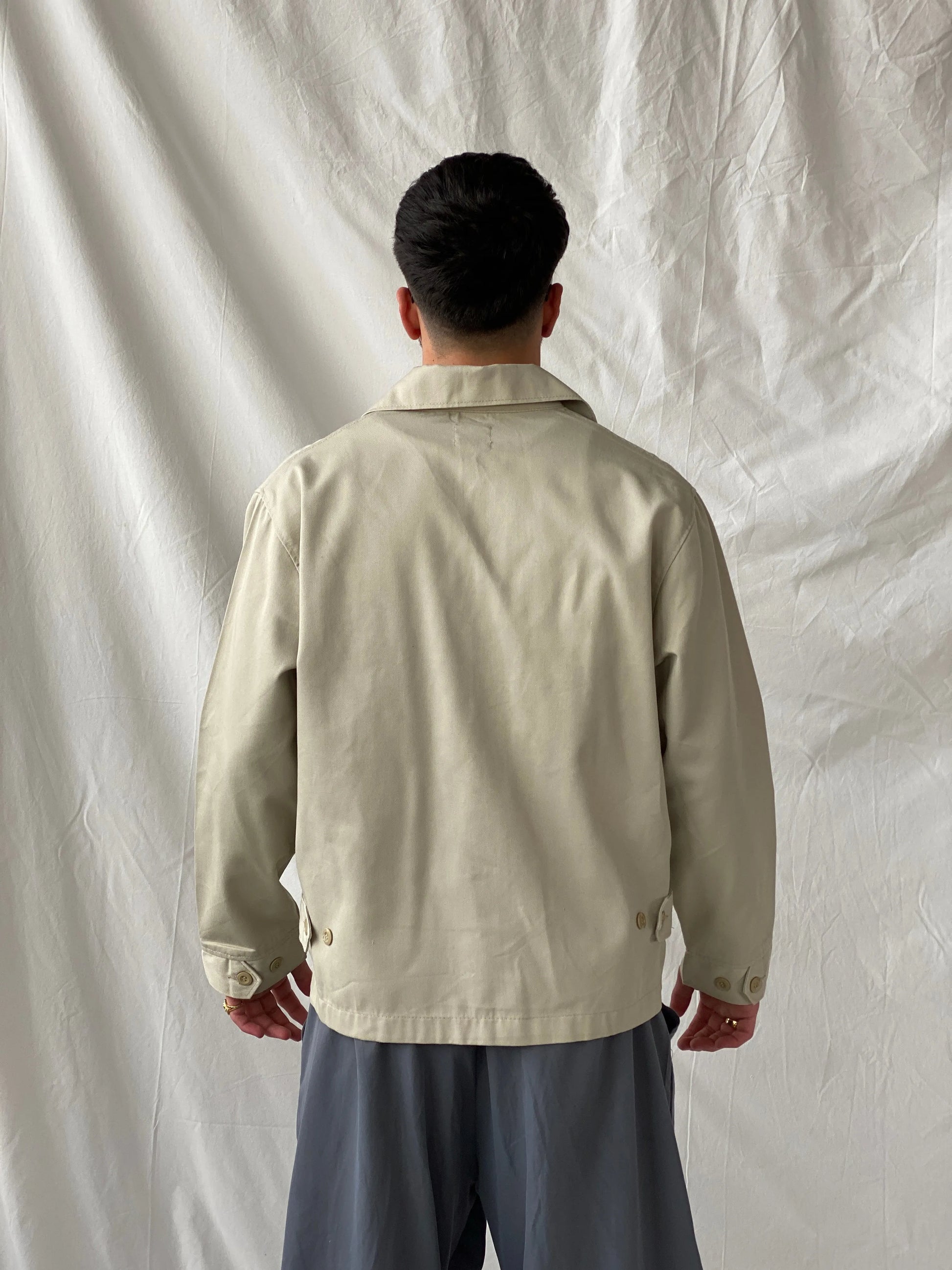 Vintage Carhartt Workwear Men’s Beige Zip Up Light Aspen Jacket - M - Balagan Vintage Jacket Hamza, jacket, men, mens jackets, puffer jacket