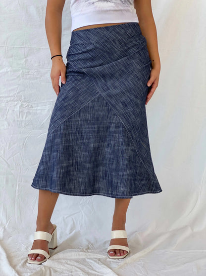 Vintage Celine Denim Pencil Midi Skirt - M - Balagan Vintage Maxi Skirt 00s, Deals, denim, denim skirt, Lana, midi skirt, summer