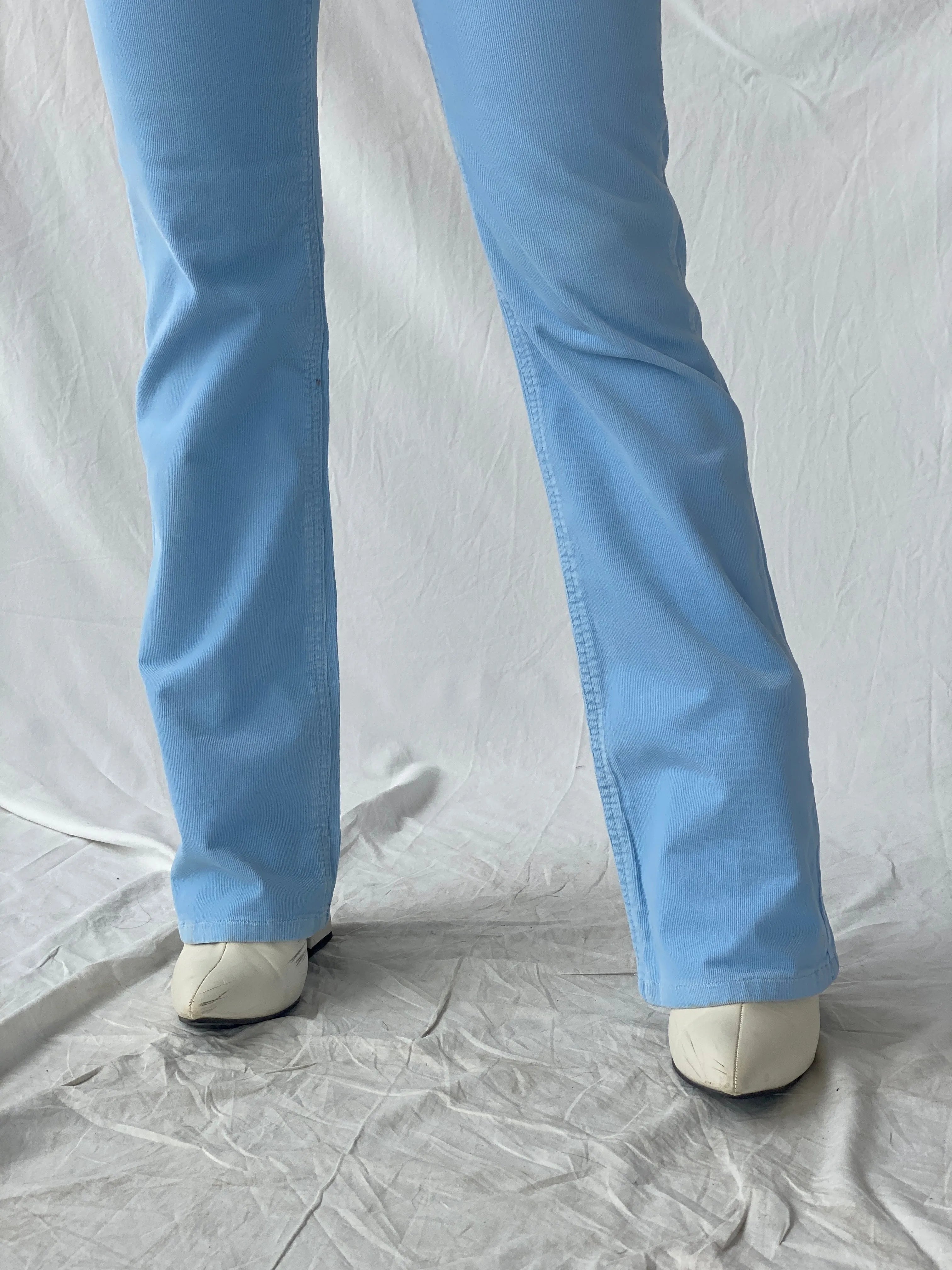 Vintage Cesttoi Low Rise Blue Corduroy Pants - 34EUR - Balagan Vintage Corduroy Pants 90s, Christine, corduroy, corduroy pants, winter