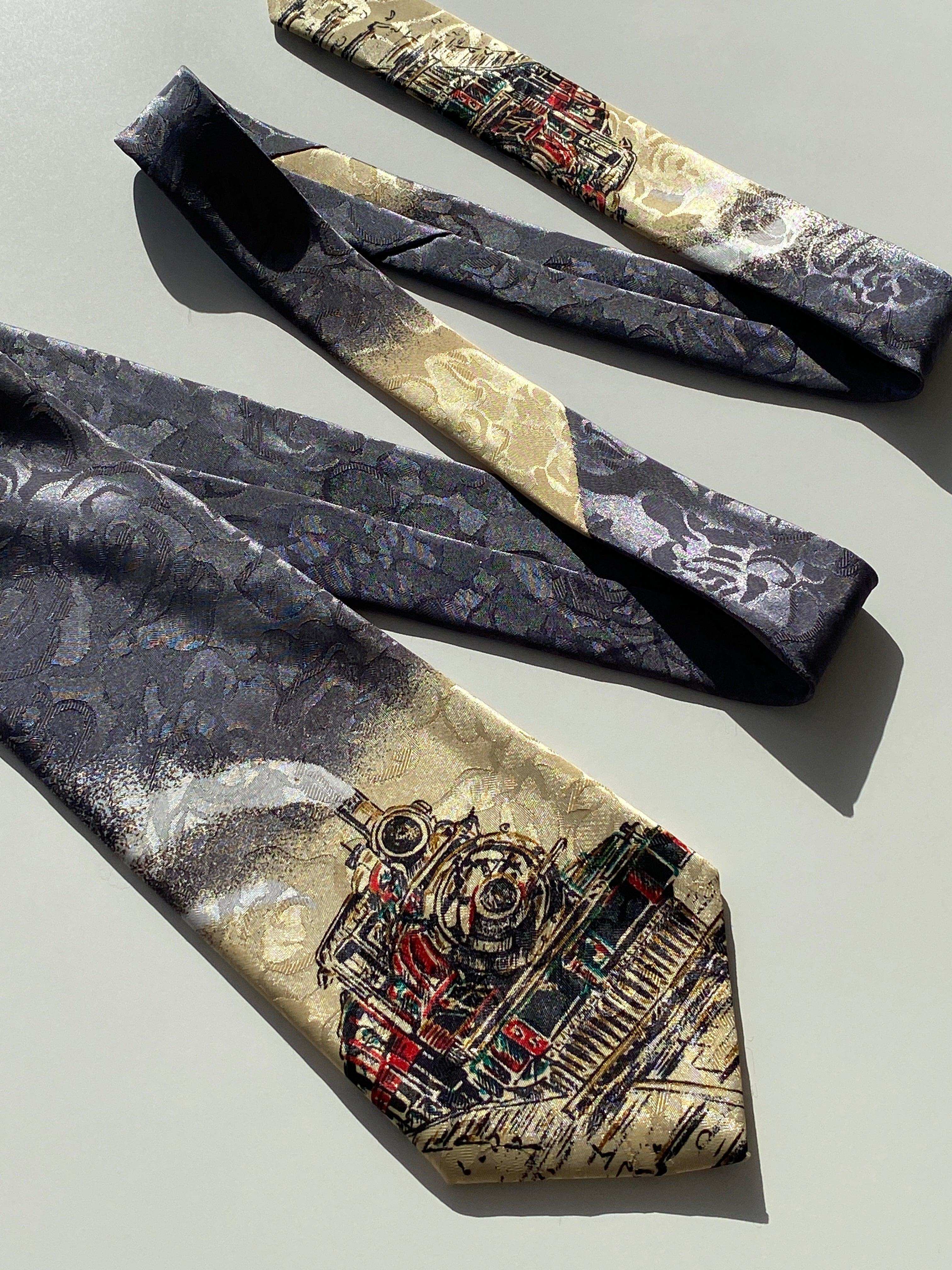 Vintage City 1 Handmade Printed Tie - Balagan Vintage Ties 80s, 90s, graphic ties, printed ties, tie, ties, vintage ties