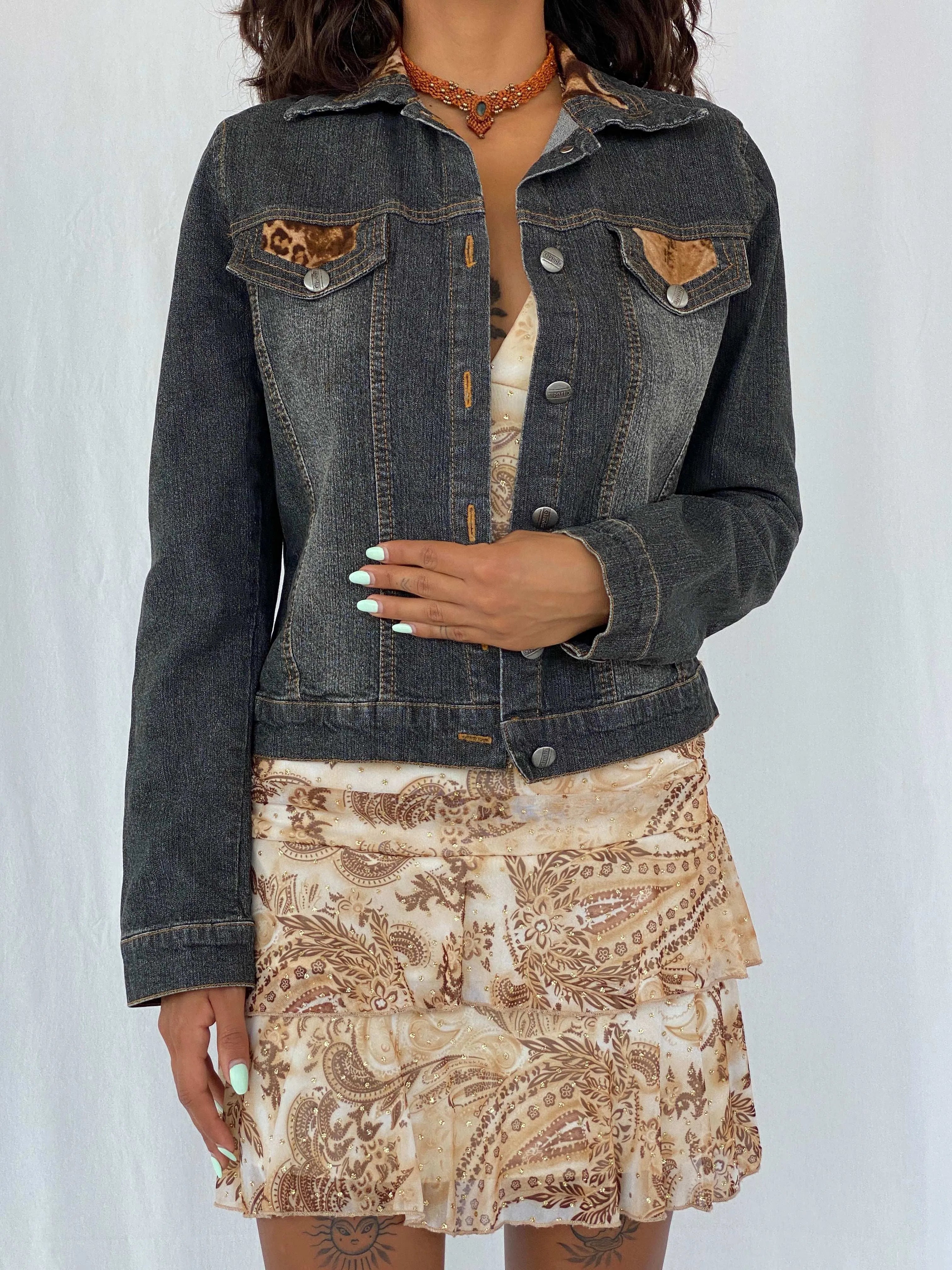 Vintage Claudia Geueratiou Denim Jacket - S/M - Balagan Vintage Denim Jacket 00s, 90s, denim jacket, Tojan, winter