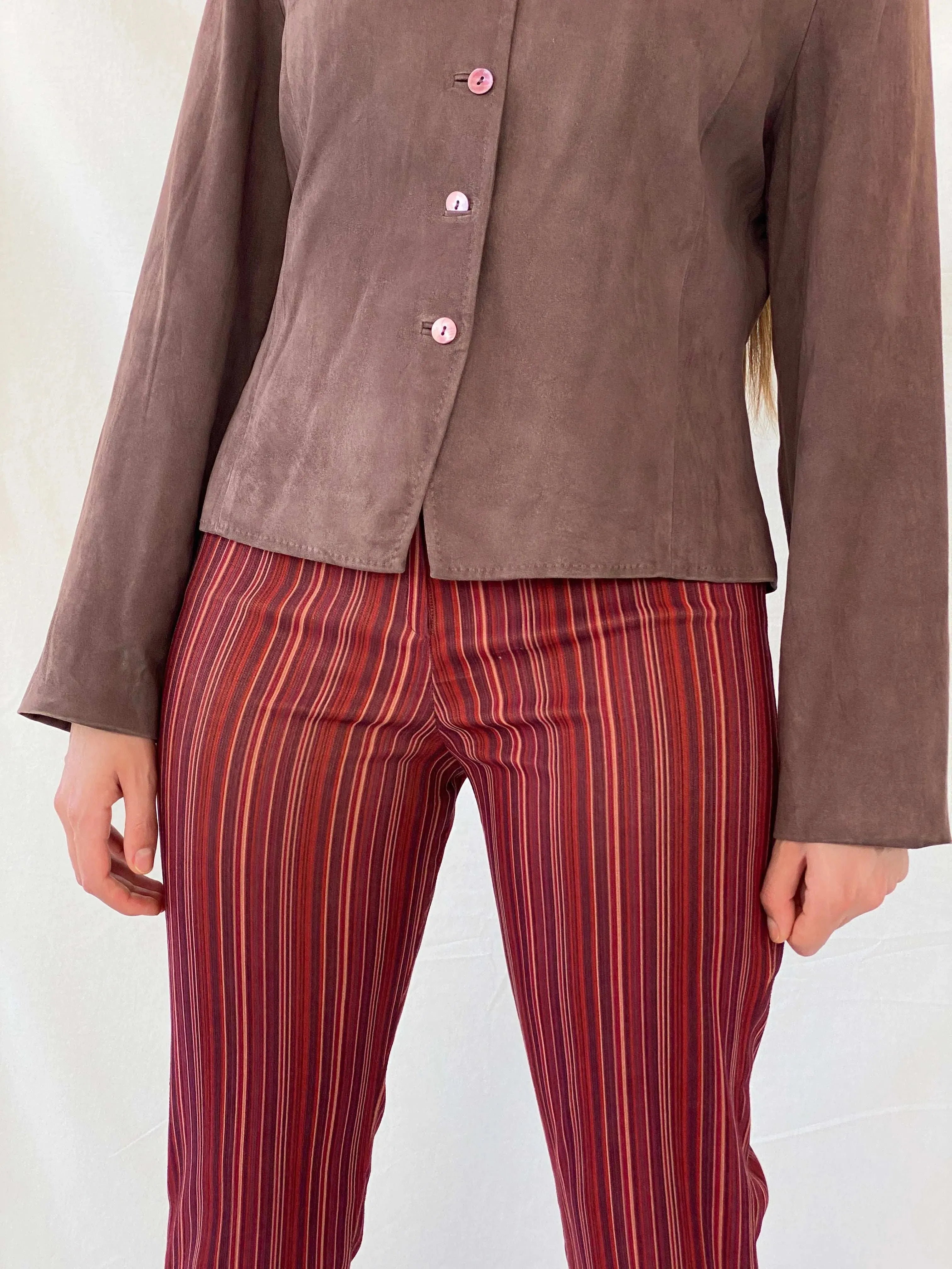Vintage Country Casuals Brown Buttoned Light Jacket - L - Balagan Vintage Jacket 90s, blazer, Coats&Jackets, full sleeve blazer, Mira, winter