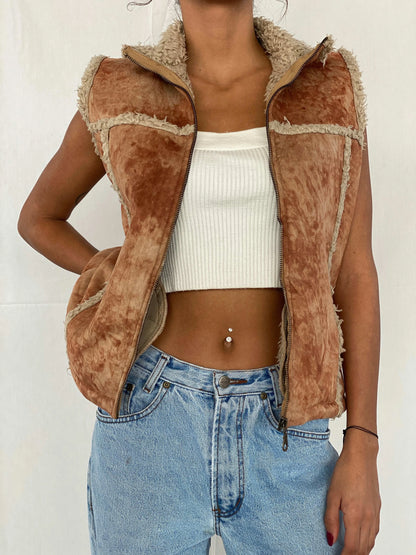 Vintage Crazy World Vest - Balagan Vintage Vest 90s, Tojan, vest