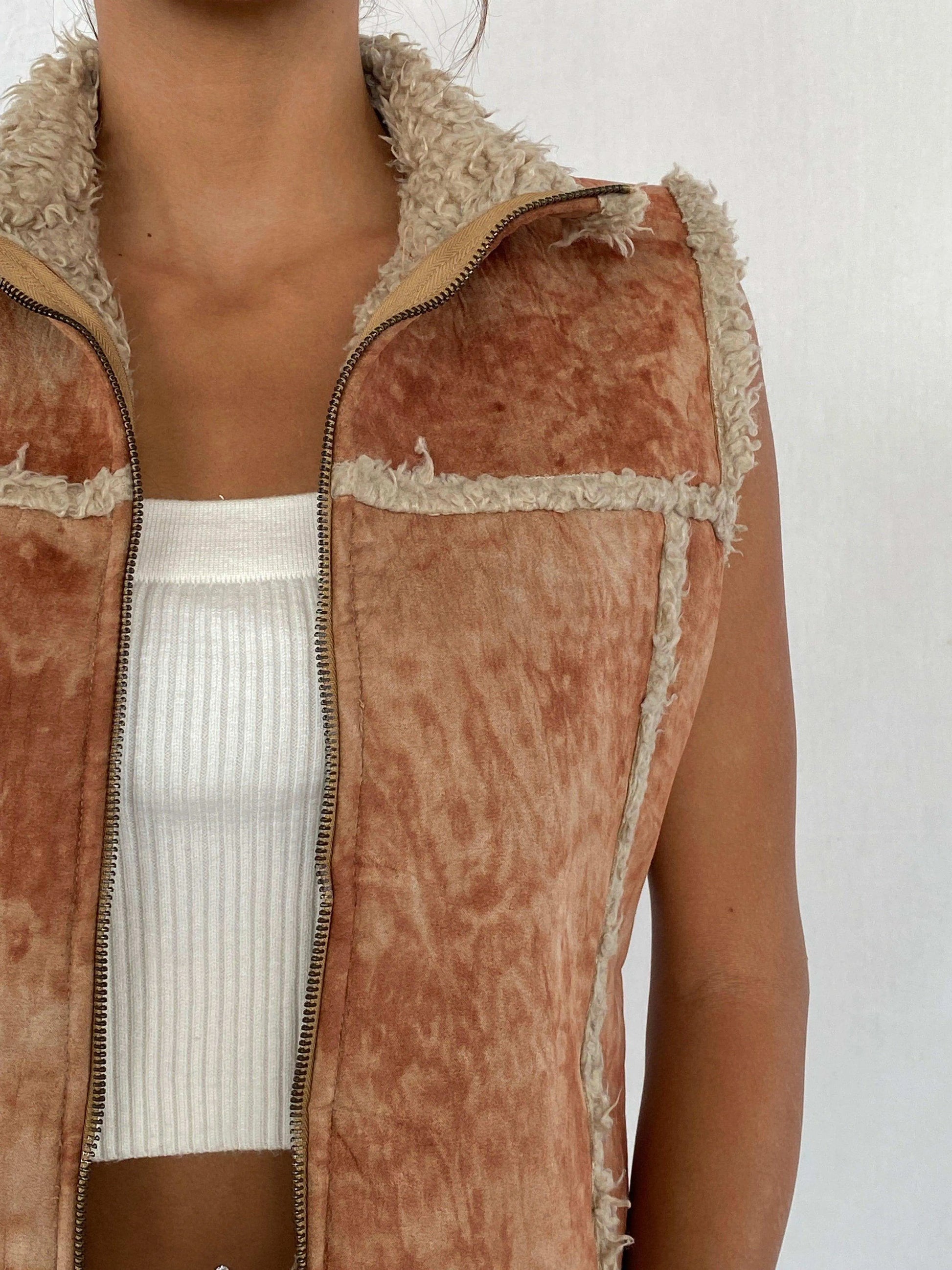 Vintage Crazy World Vest - Balagan Vintage Vest 90s, Tojan, vest