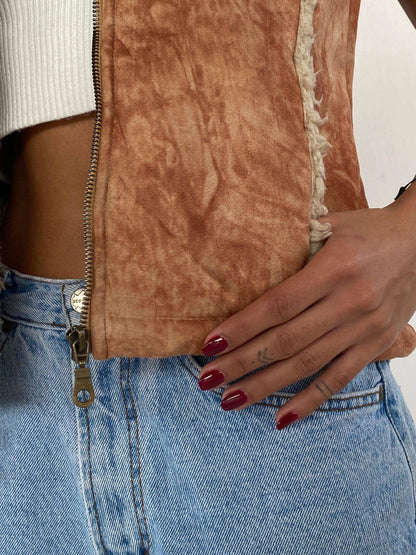 Vintage Crazy World Vest - Balagan Vintage Vest 90s, Tojan, vest