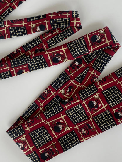 Vintage Dennis The Menace by Thomson & Co Graphic Red Tie - Balagan Vintage Ties crazy print, graphic, graphic ties, printed ties, tie, vintage, vintage ties