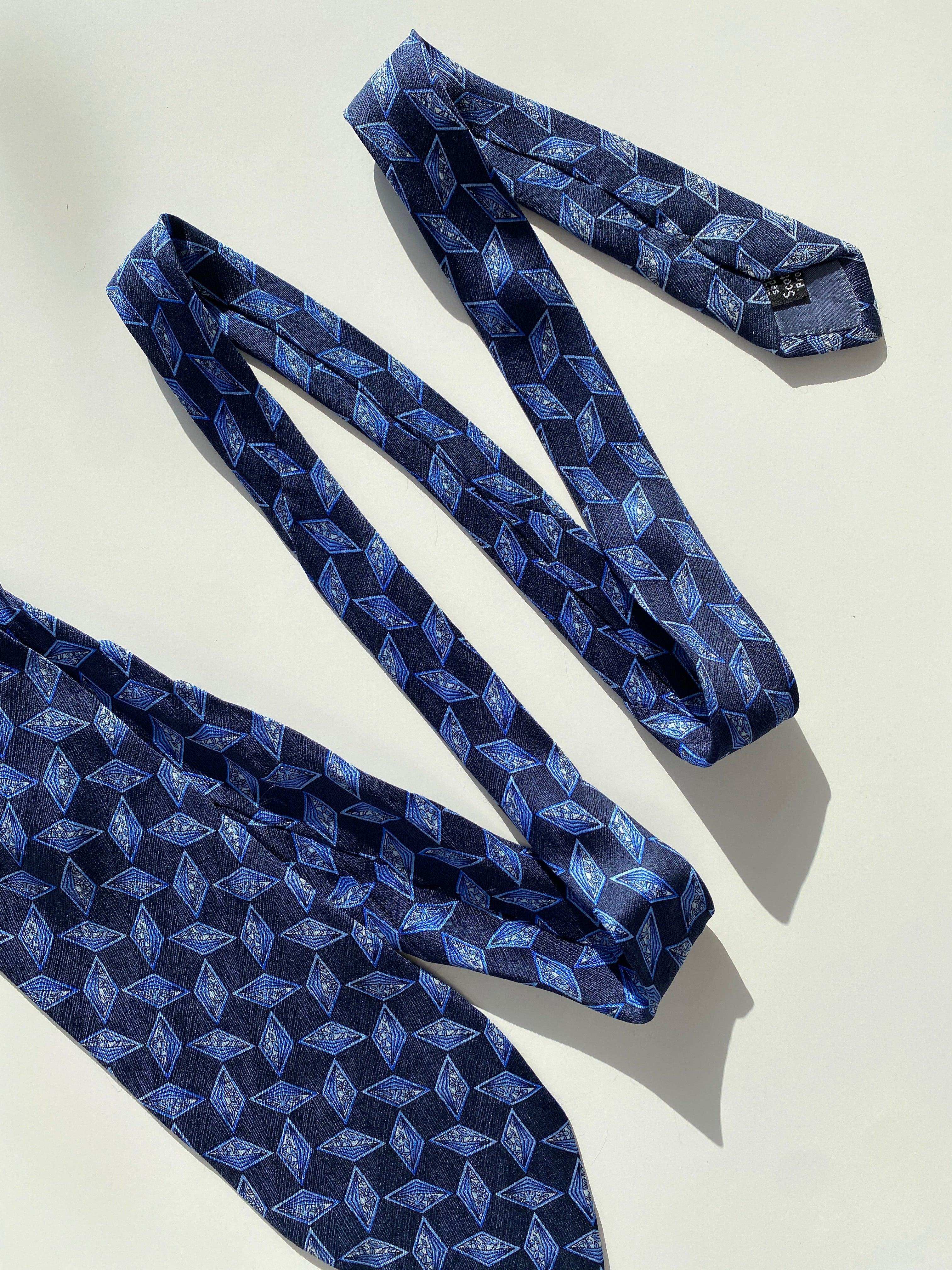 Vintage Derby Printed Silk Tie - Balagan Vintage Ties 80s, 90s, printed tie, printed ties, tie, ties, vintage tie