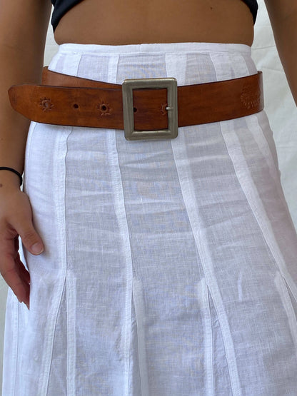 Vintage ELCHE CASTILLO Buckle Western Belt - Balagan Vintage 80s, cowboy, Lana, rare find, rare vintage