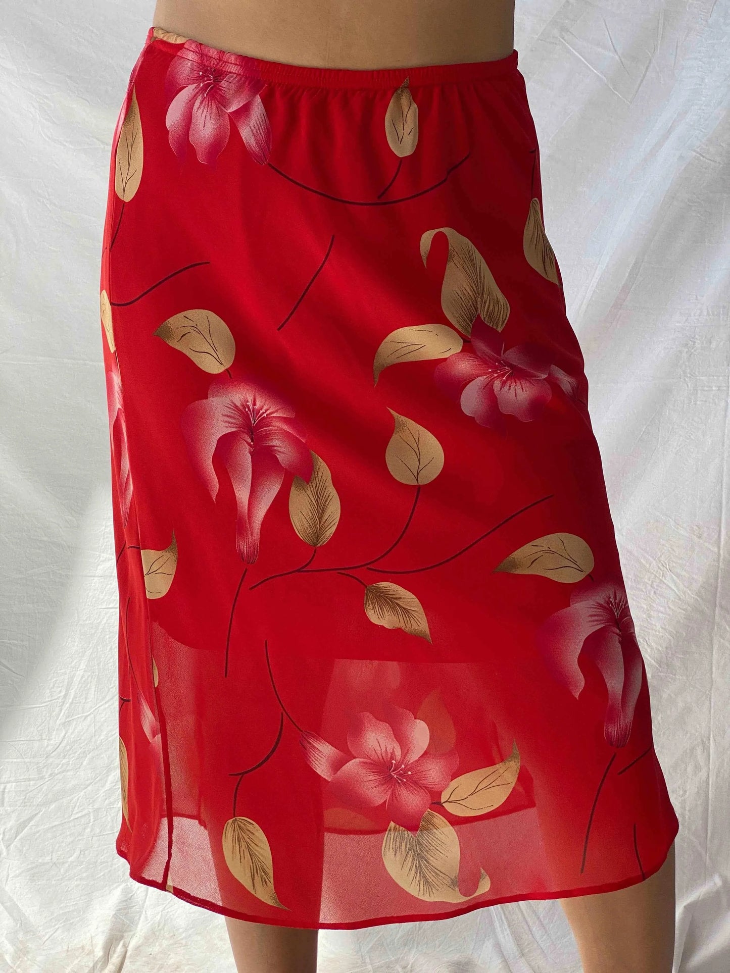 Vintage Floral Midi Skirt - Balagan Vintage Midi Skirt 00s, 90s, Alaa, floral skirt, midi skirt